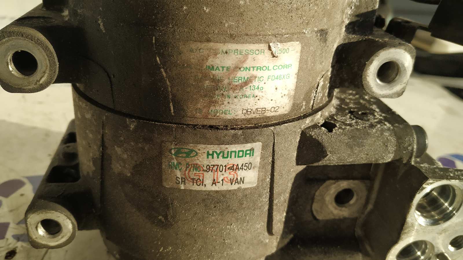COMPRESOR AIRE ACONDICIONADO HYUNDAI H 1 - vista 4