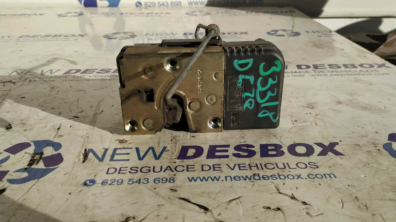 CERRADURA PUERTA DELANTERA IZQUIERDA CITROEN JUMPY - vista 3