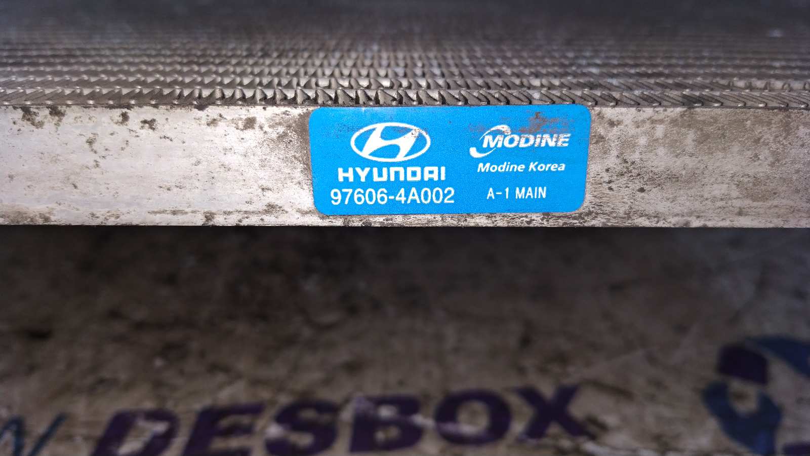 CONDENSADOR / RADIADOR  AIRE ACONDICIONADO HYUNDAI H 1 - vista 3