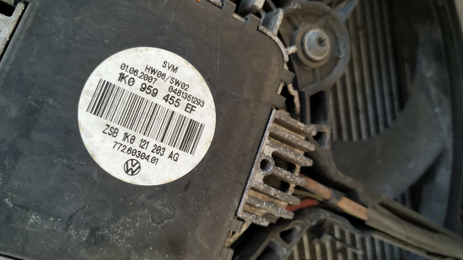 ELECTROVENTILADOR VOLKSWAGEN CADDY KA/KB (2K) - vista 2