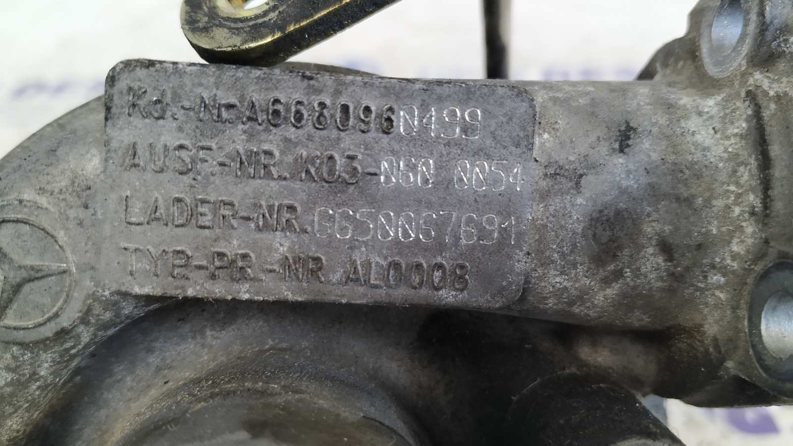 TURBOCOMPRESOR MERCEDES-BENZ CLASE A (W168) - vista 4