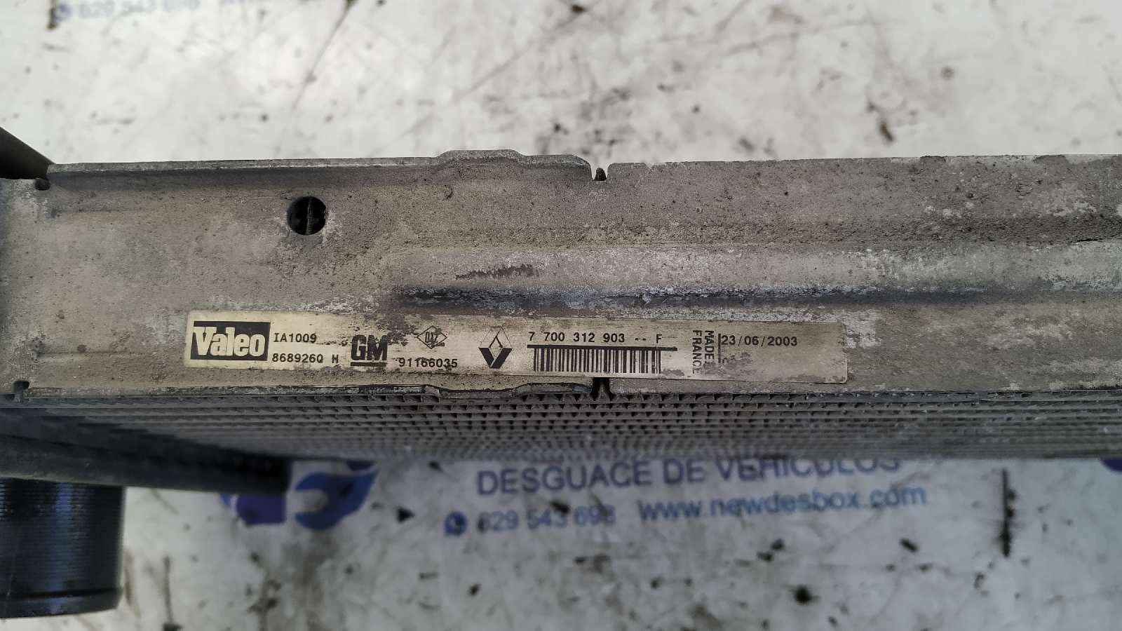 INTERCOOLER RENAULT TRAFIC COMBI (AB 4.01) - vista 5