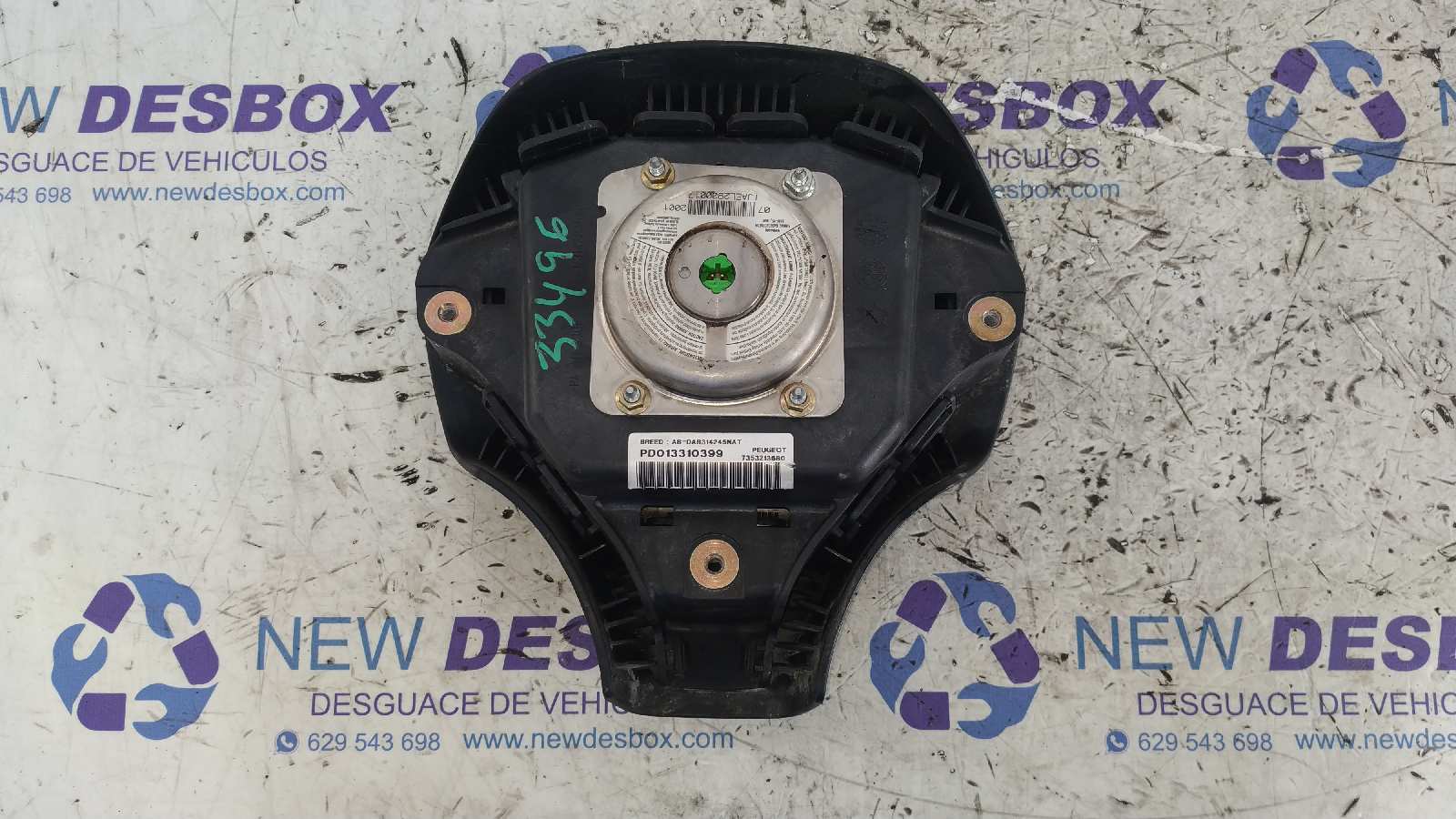 AIRBAG DELANTERO IZQUIERDO PEUGEOT BOXER CAJA CERR. TECHO ELEVADO (RS2850)(290/330)('02->) - vista 3