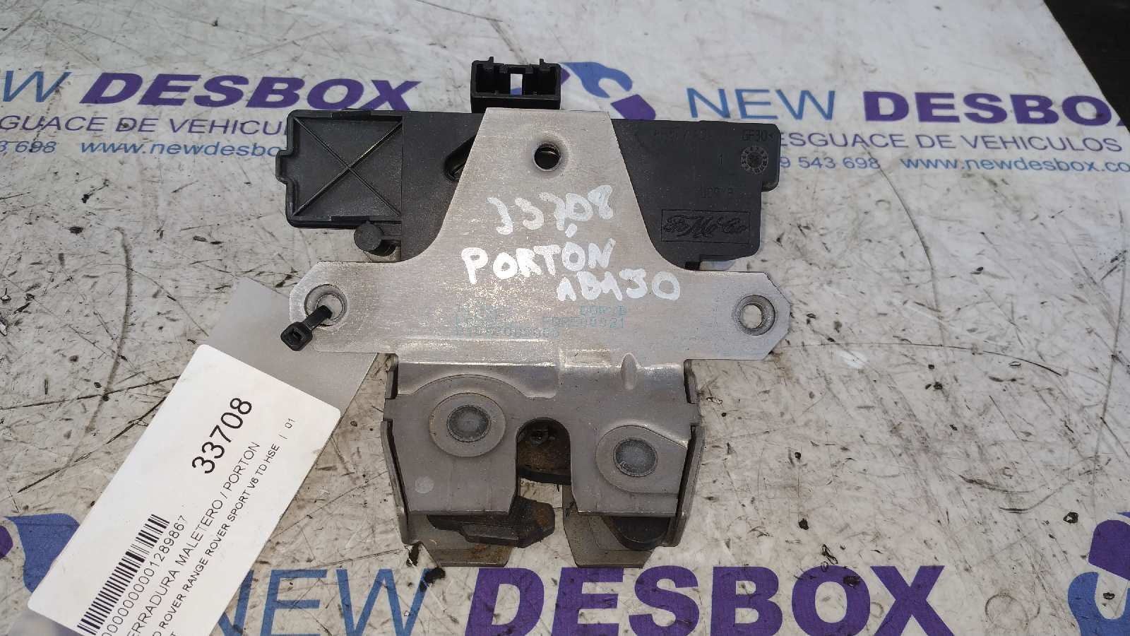 CERRADURA MALETERO / PORTON LAND ROVER RANGE ROVER SPORT