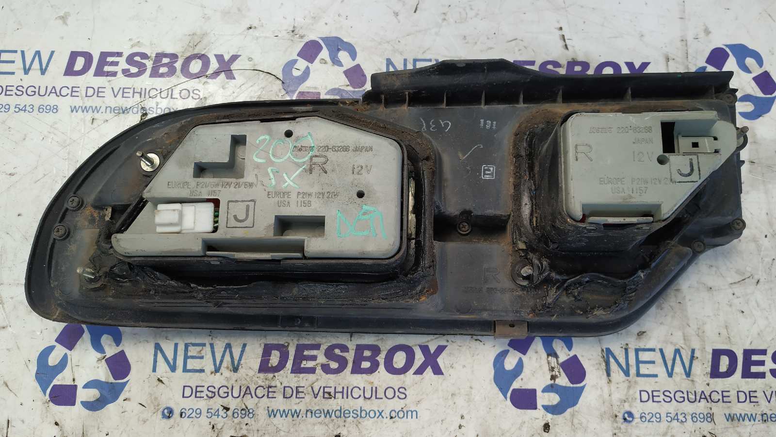 PILOTO TRASERO DERECHO NISSAN 200 SX (S13) - vista 3