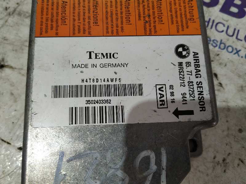 CENTRALITA AIRBAG BMW SERIE 3 BERLINA (E46) - vista 2