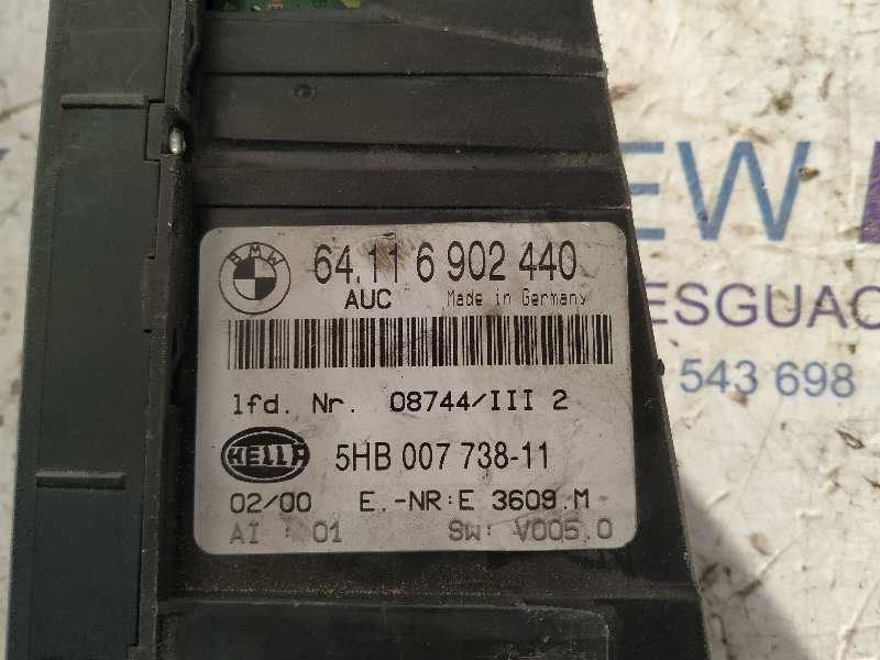 MANDO CALEFACCION / AIRE ACONDICIONADO BMW SERIE 3 COUPE (E46) - vista 5