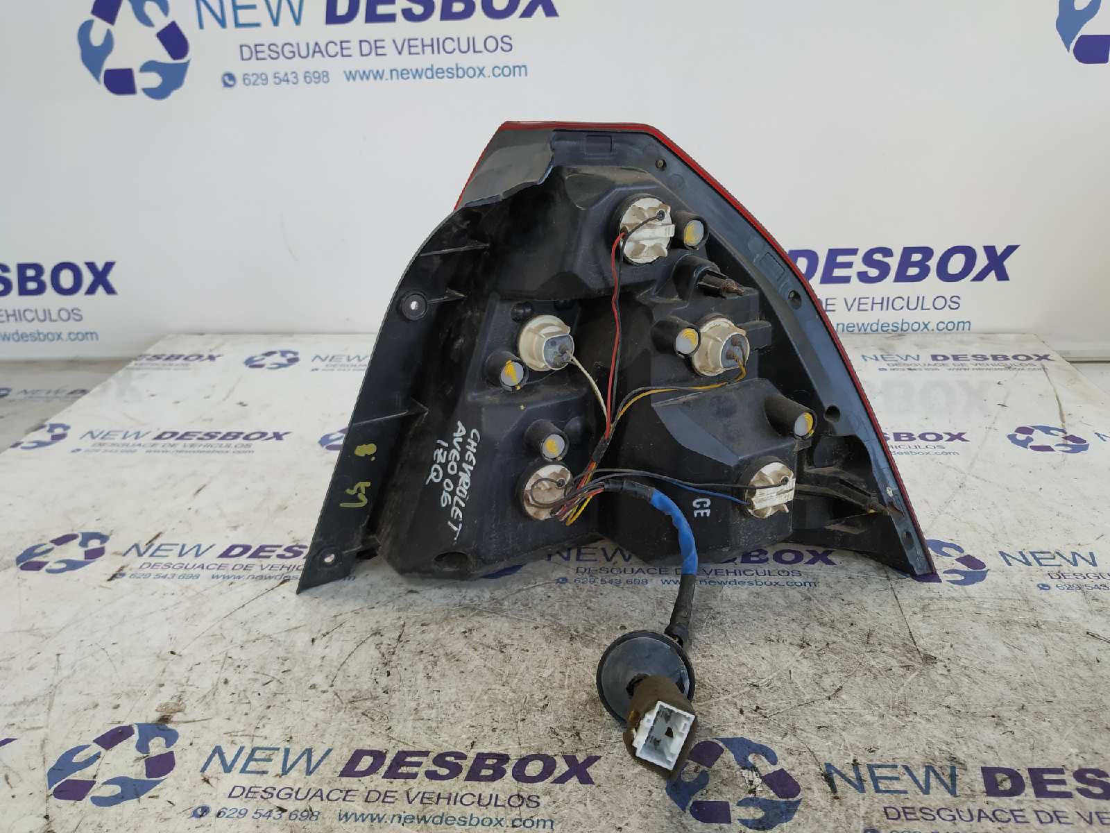 PILOTO TRASERO IZQUIERDO CHEVROLET AVEO - vista 3