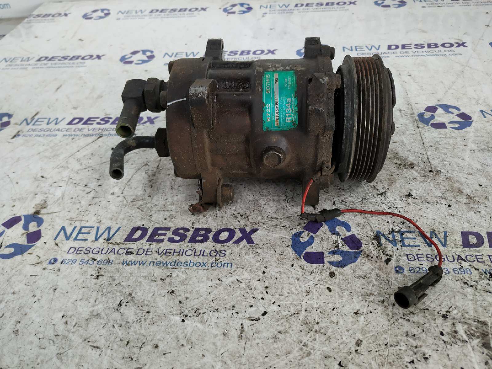 COMPRESOR AIRE ACONDICIONADO PEUGEOT BOXER CAJA ABIERTA (RS2850)(230)(->'02)