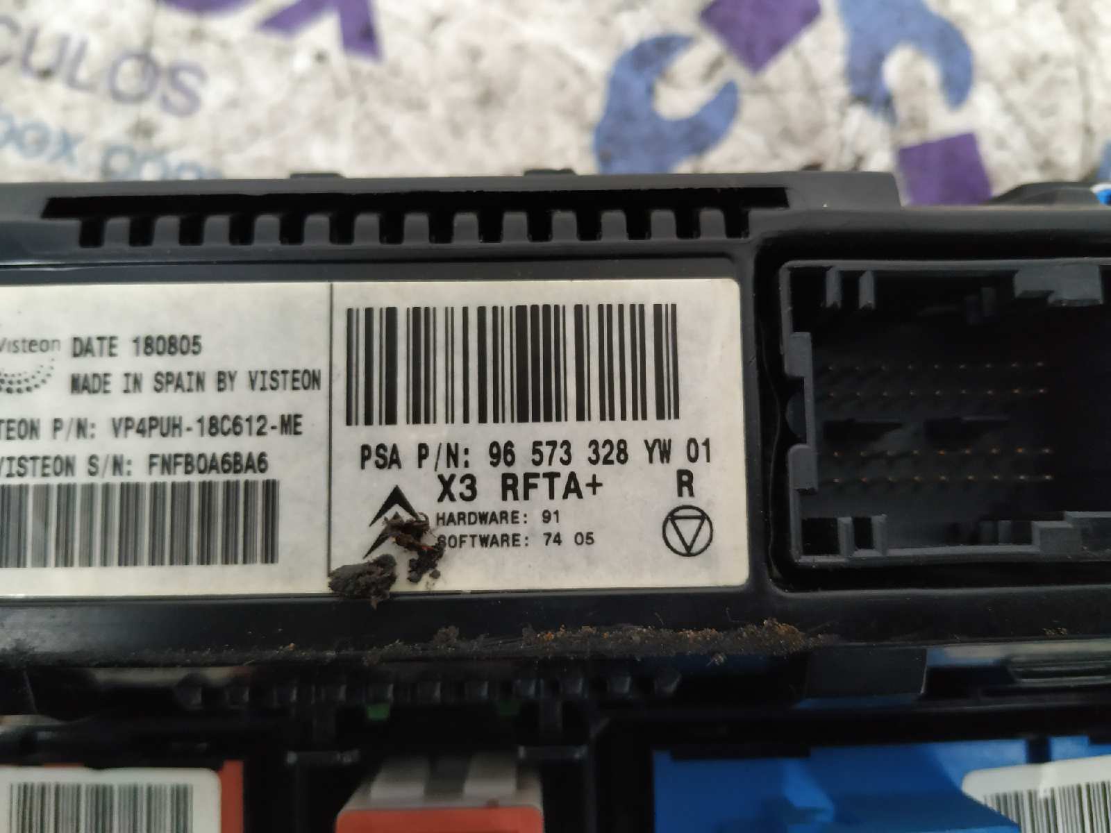 MANDO CLIMATIZADOR CITROEN C5 BERLINA - vista 4