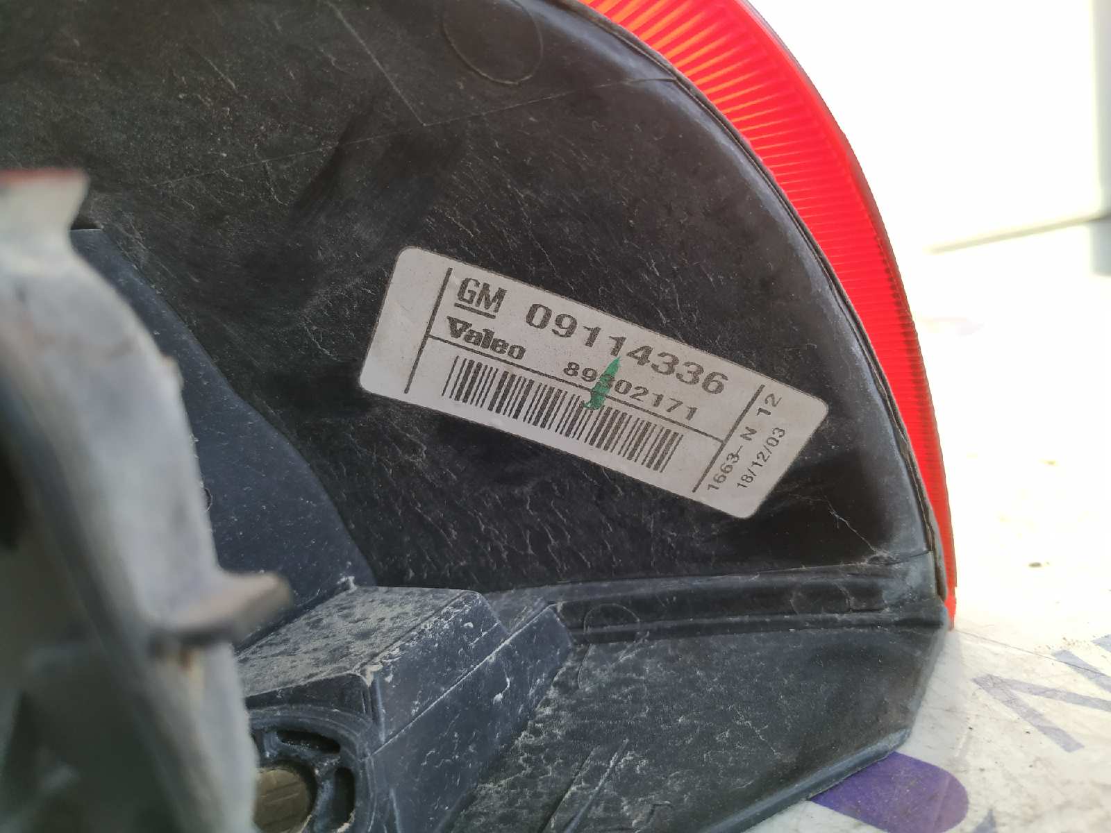 PILOTO TRASERO IZQUIERDO OPEL CORSA C - vista 2