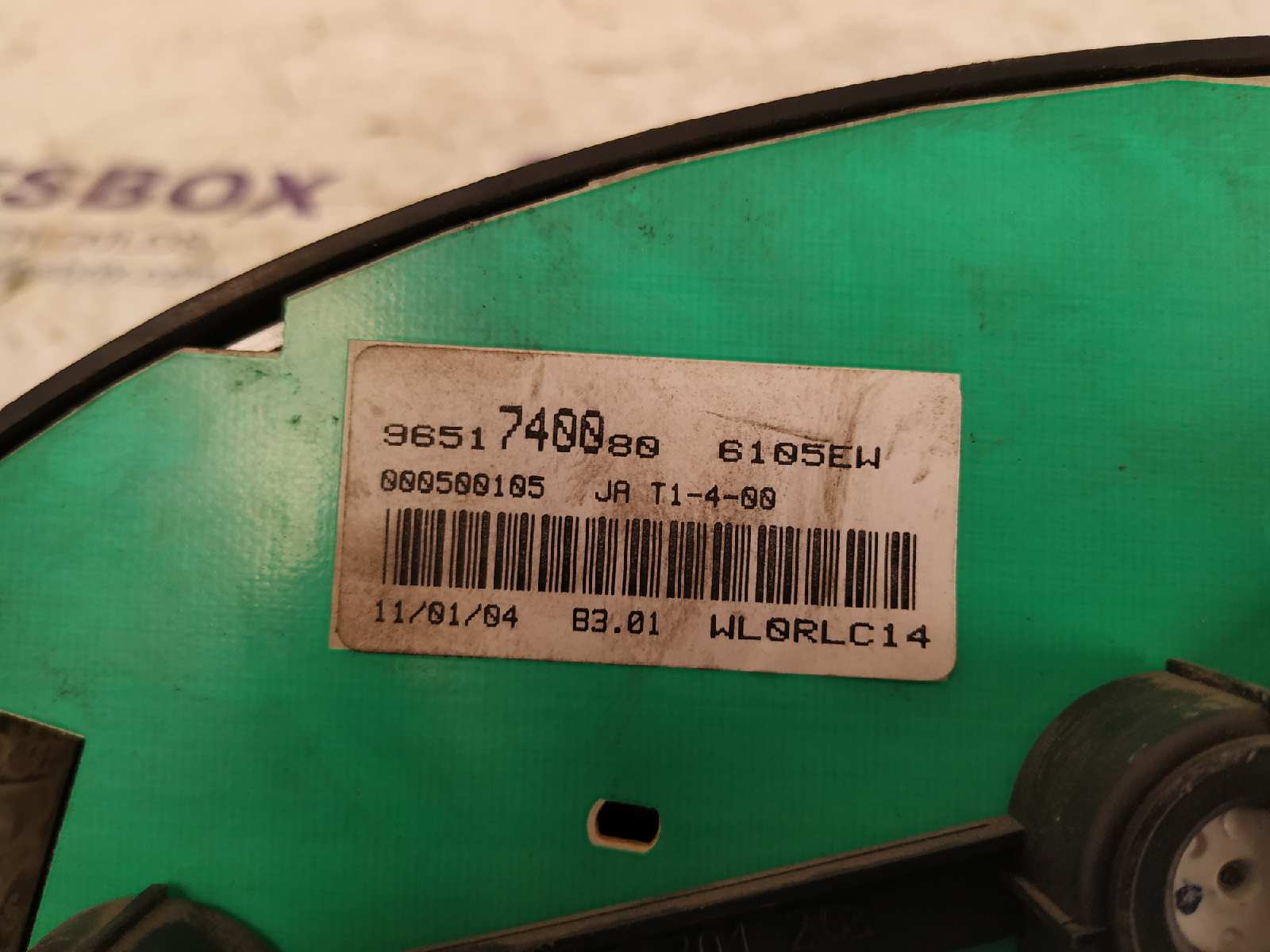 CUADRO INSTRUMENTOS PEUGEOT PARTNER (S2) - vista 5