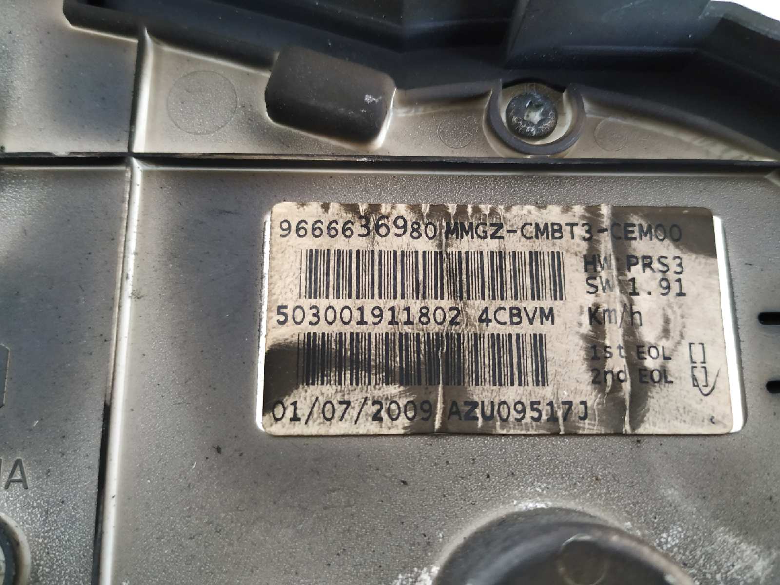 CUADRO INSTRUMENTOS PEUGEOT 206 BERLINA - vista 3