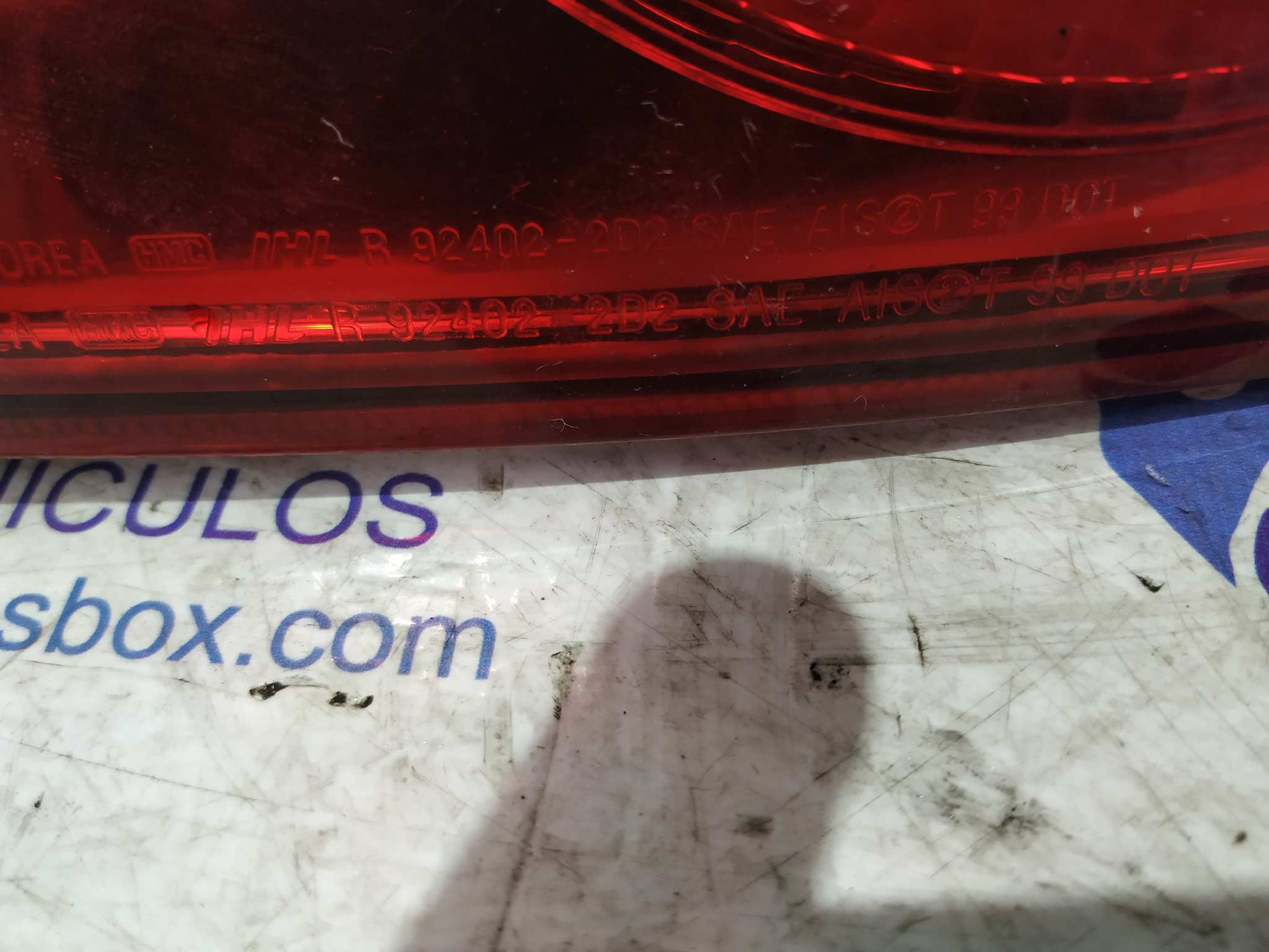 PILOTO TRASERO DERECHO HYUNDAI ELANTRA (XD) - vista 5