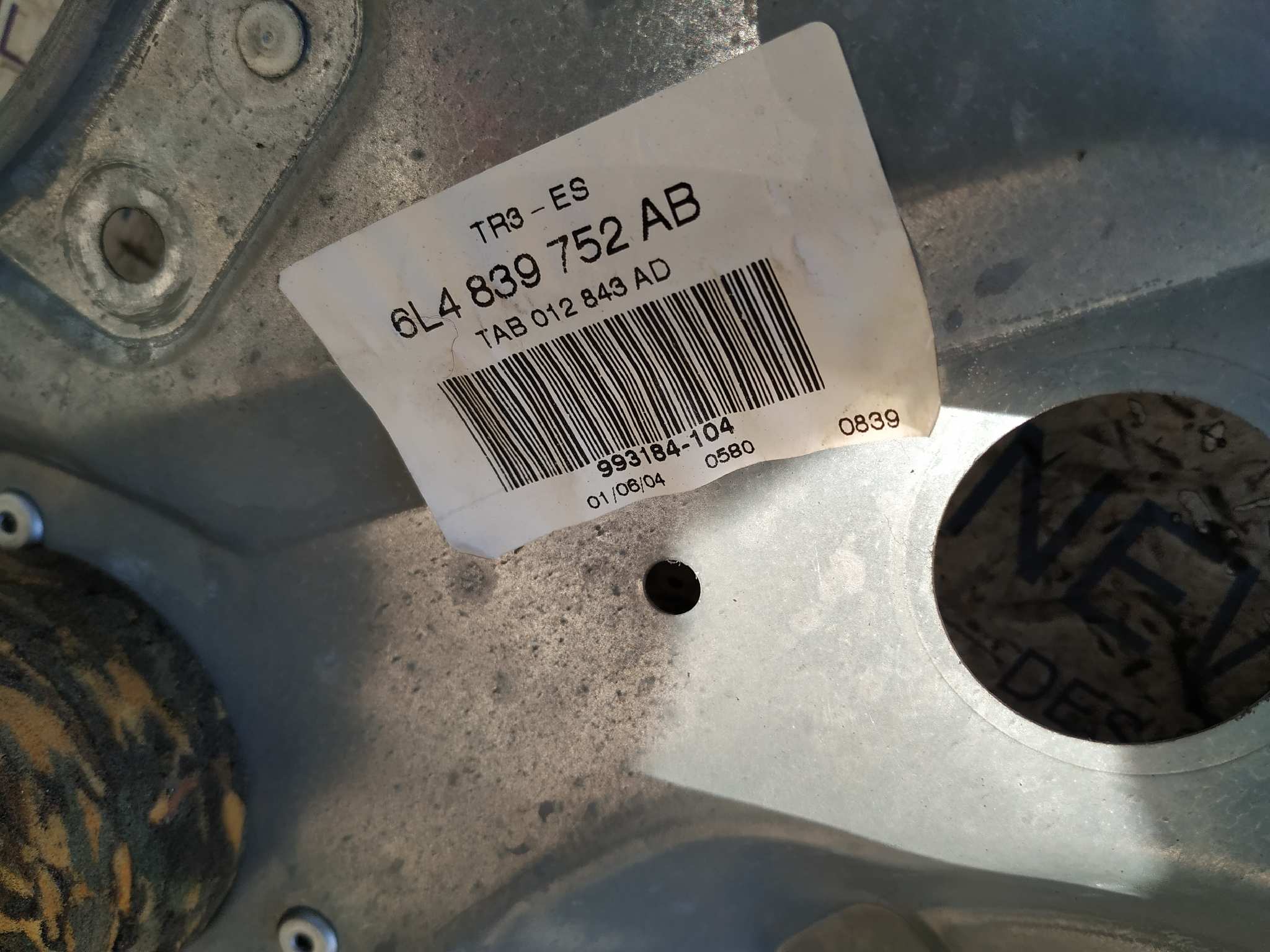 ELEVALUNAS TRASERO DERECHO SEAT IBIZA (6L1) - vista 4