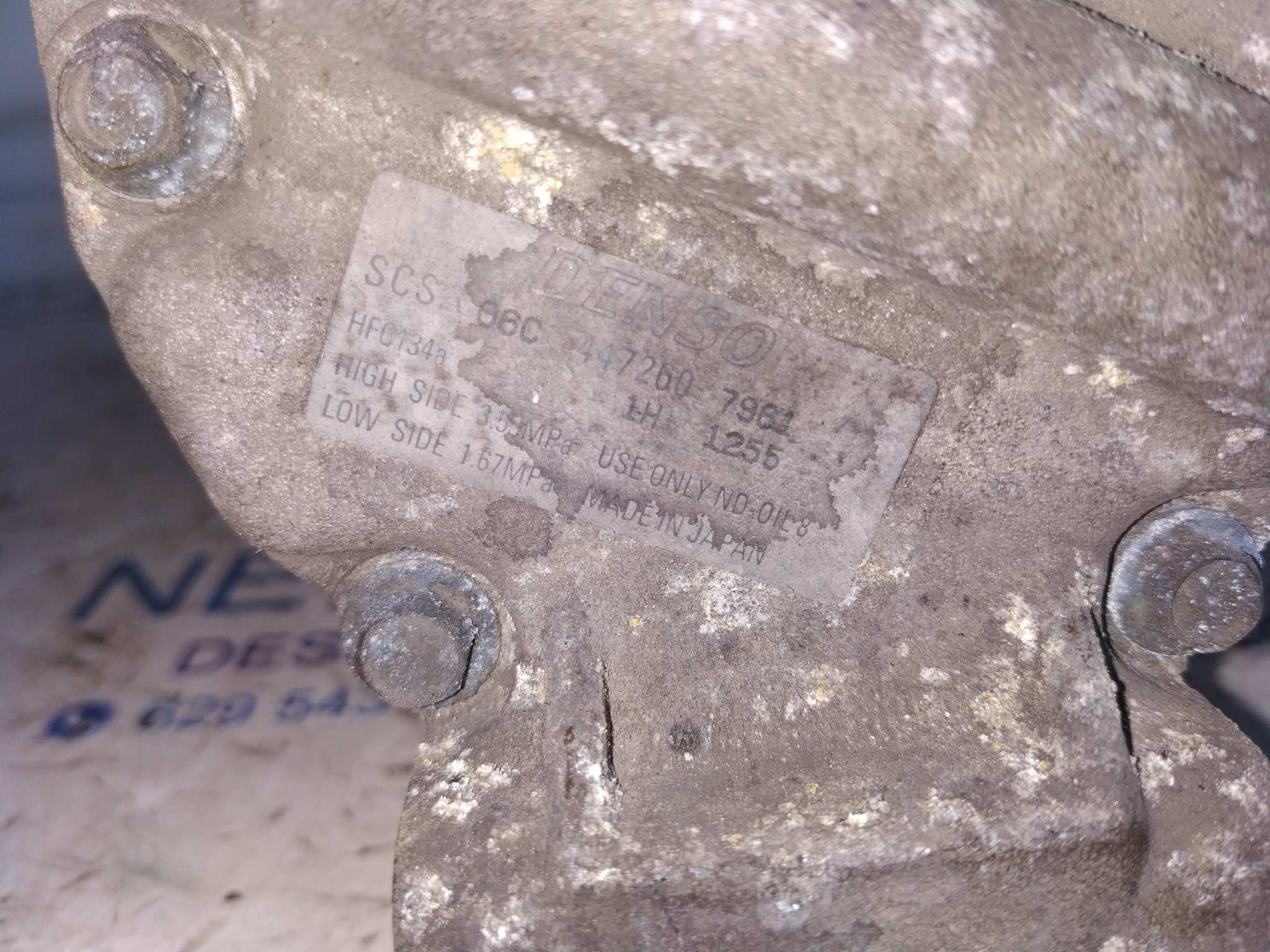 COMPRESOR AIRE ACONDICIONADO TOYOTA COROLLA (E12) - vista 2