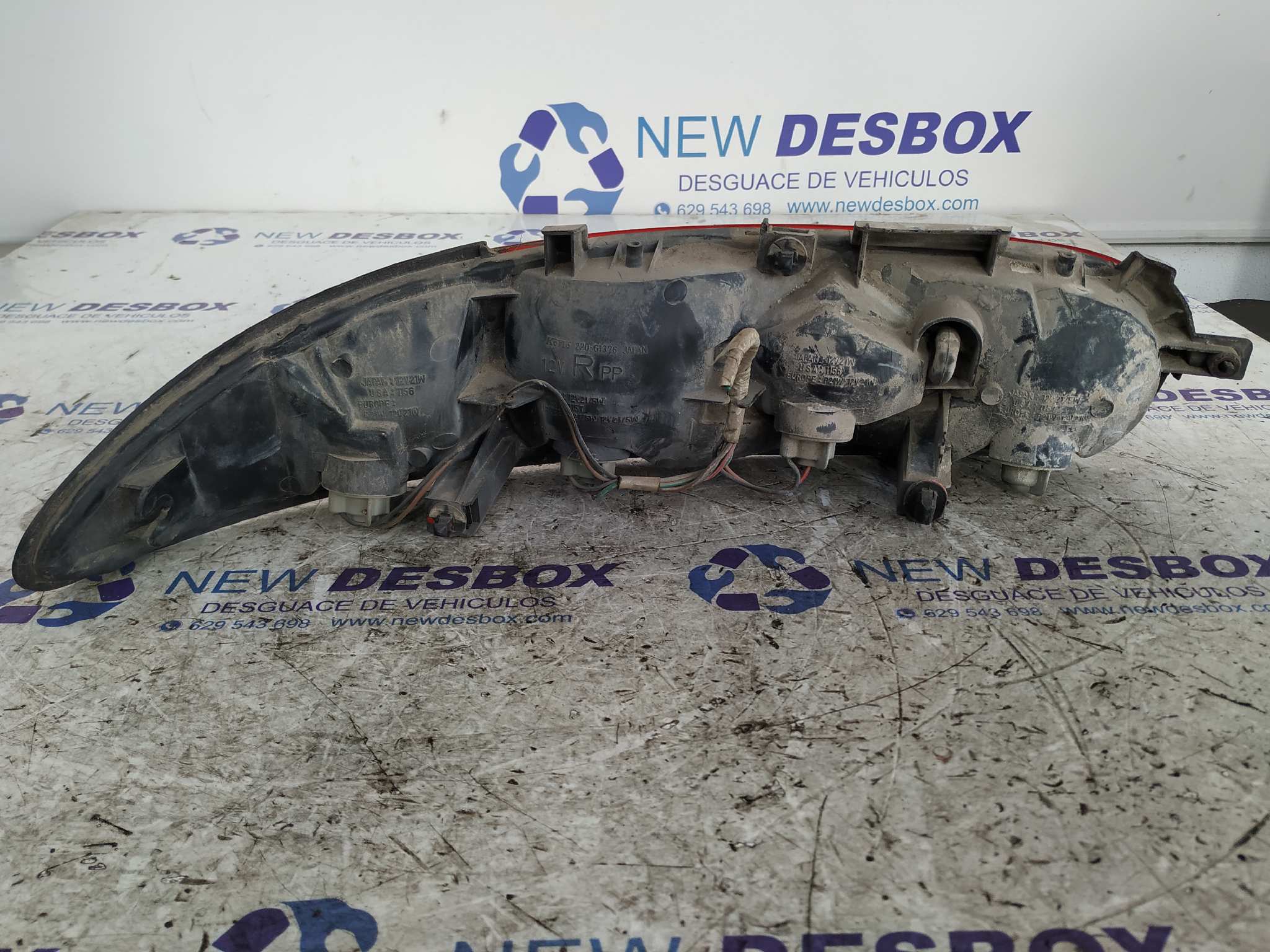 PILOTO TRASERO DERECHO MAZDA MX-3 (EC) - vista 5