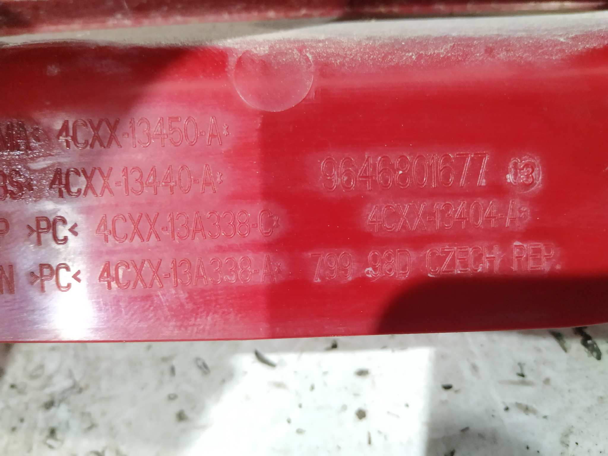 PILOTO TRASERO DERECHO CITROEN C4 BERLINA - vista 3