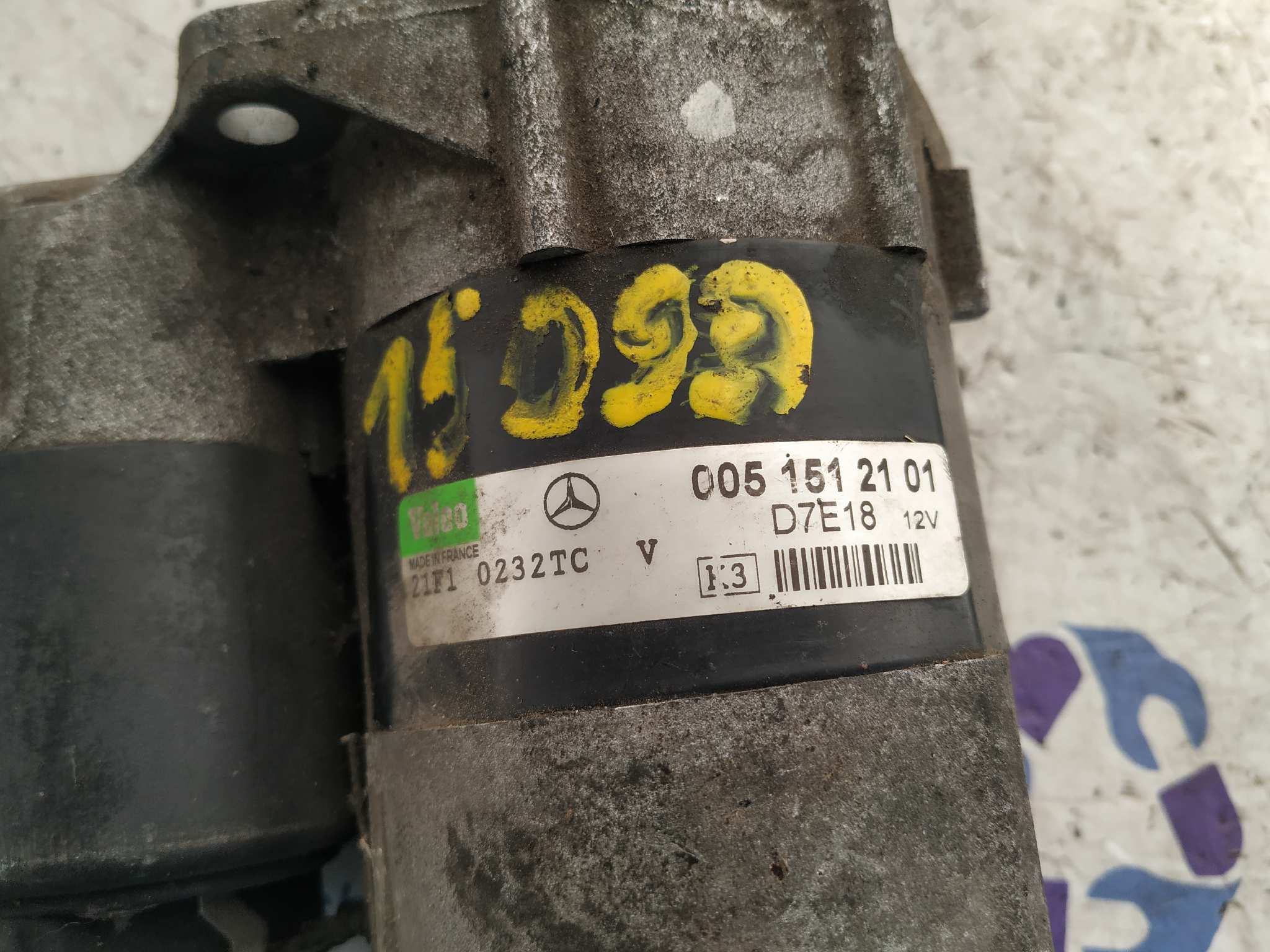 MOTOR ARRANQUE MERCEDES-BENZ CLASE A (W168) - vista 5