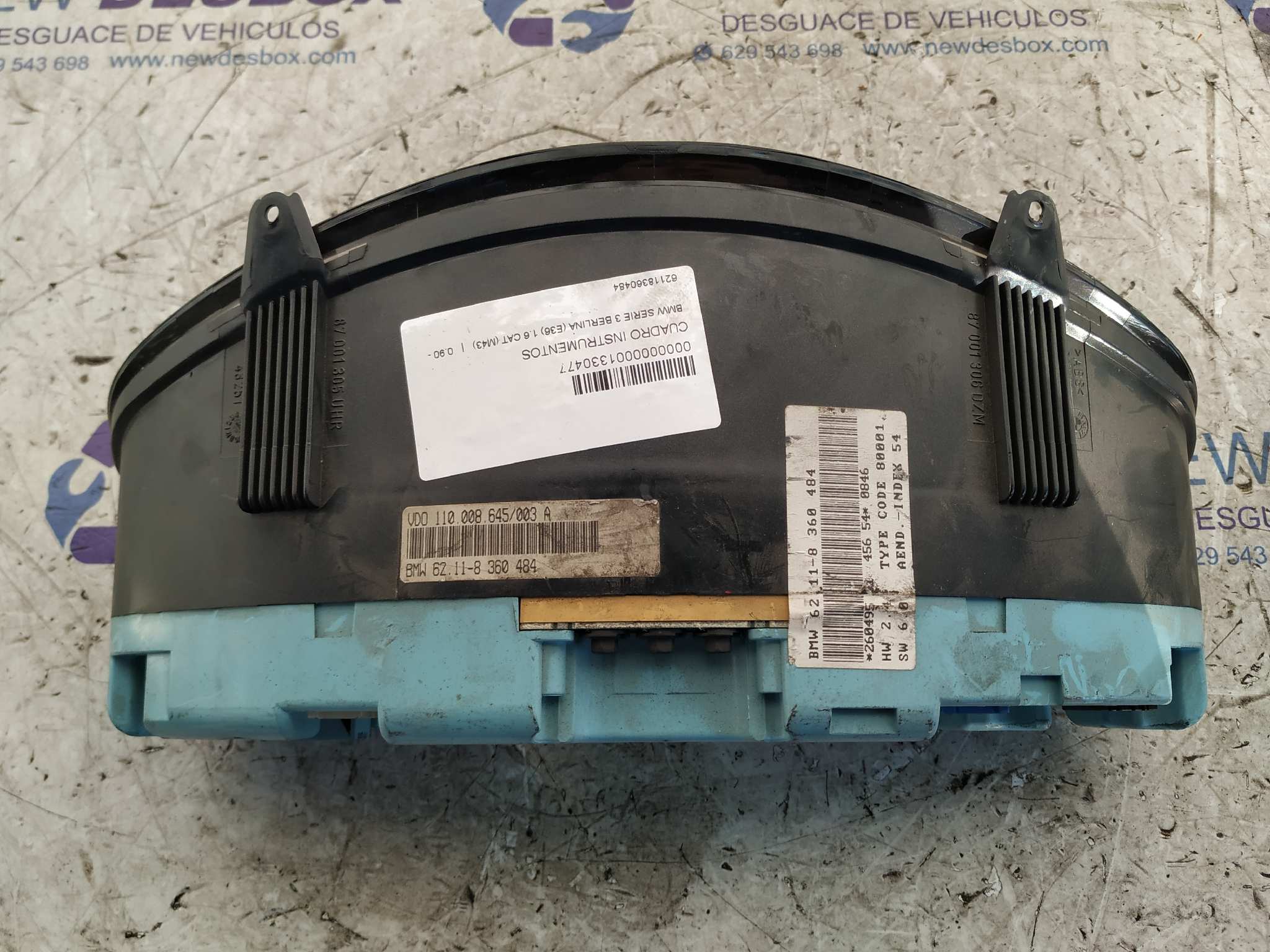 CUADRO INSTRUMENTOS BMW SERIE 3 BERLINA (E36) - vista 2