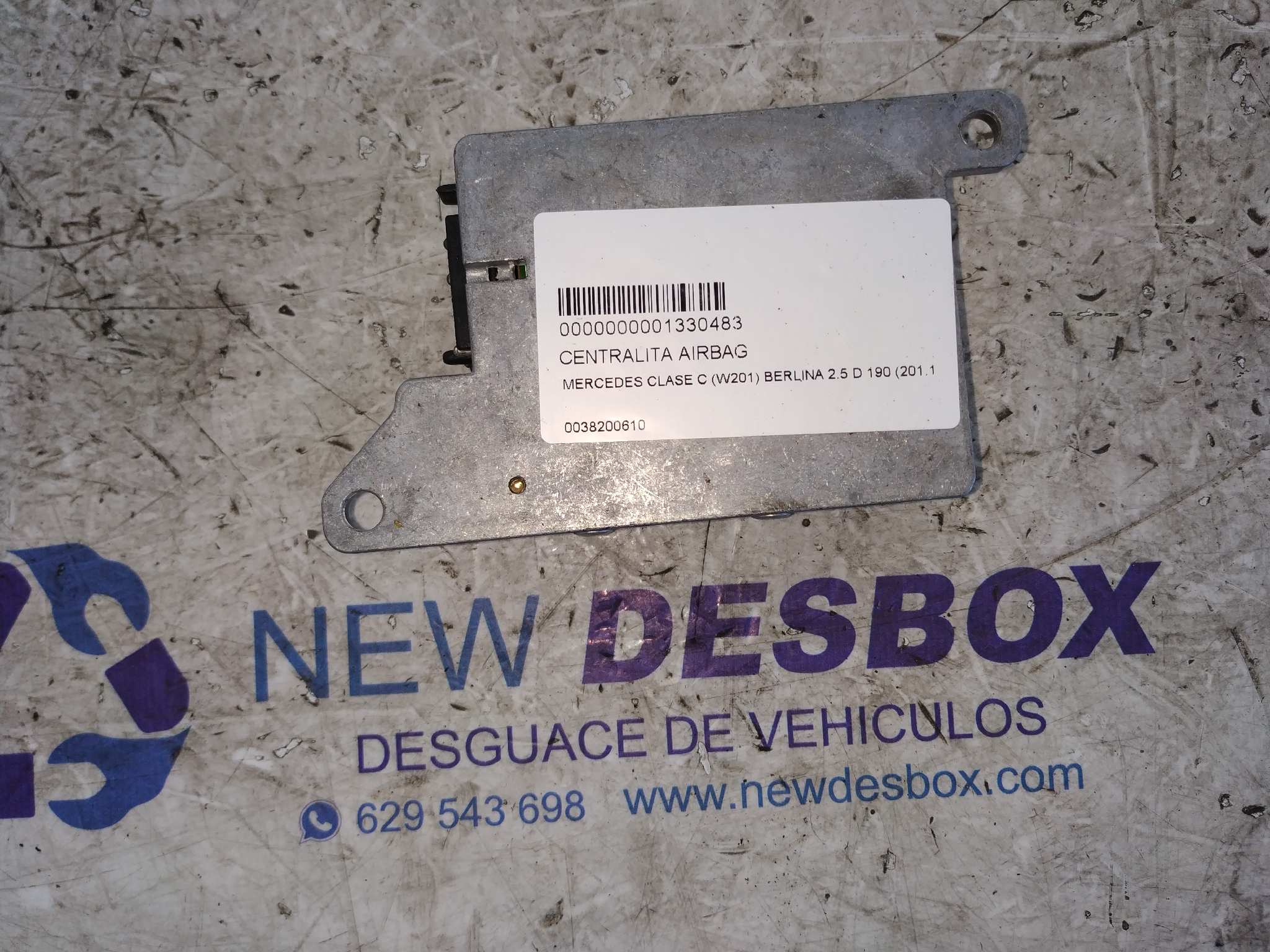 CENTRALITA AIRBAG MERCEDES CLASE C (W201) - vista 3