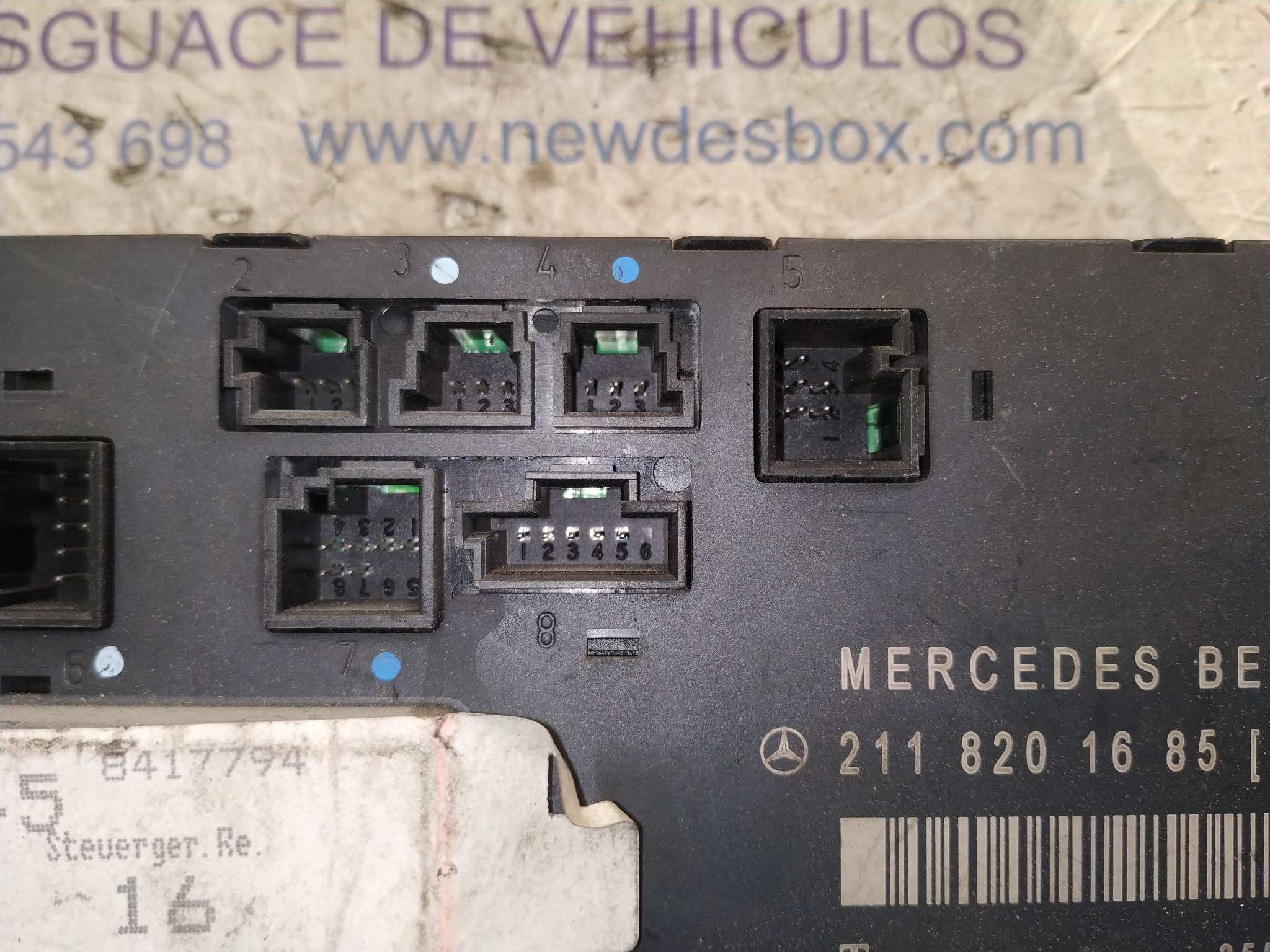 CENTRALITA CIERRE MERCEDES CLASE E (W211) - vista 3