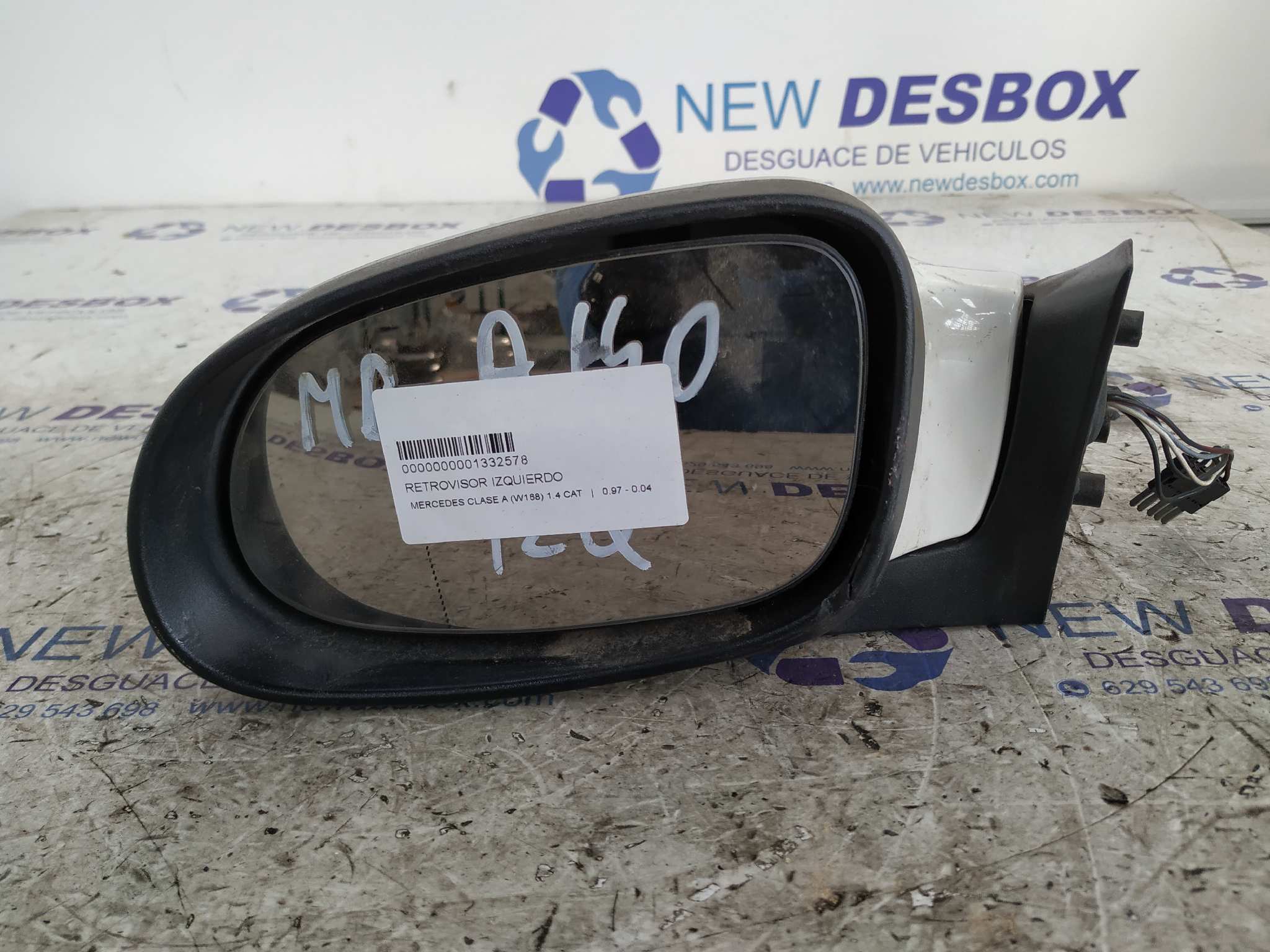 RETROVISOR IZQUIERDO MERCEDES CLASE A (W168)