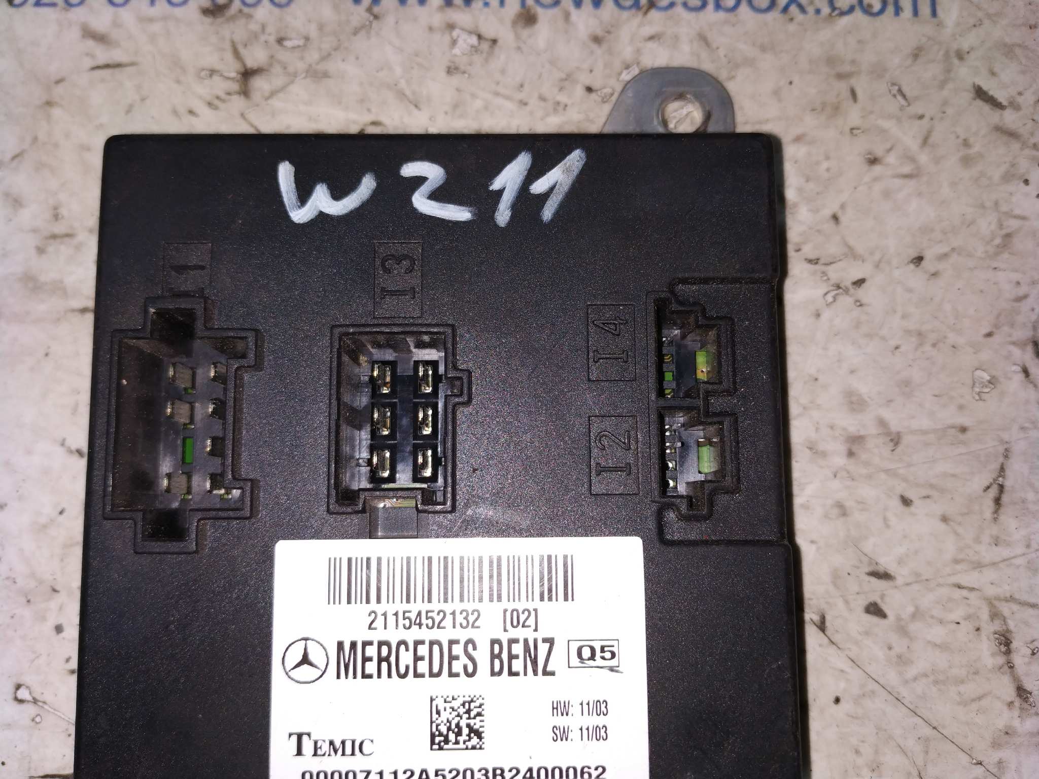 MODULO ELECTRONICO MERCEDES CLASE E (W211) - vista 2