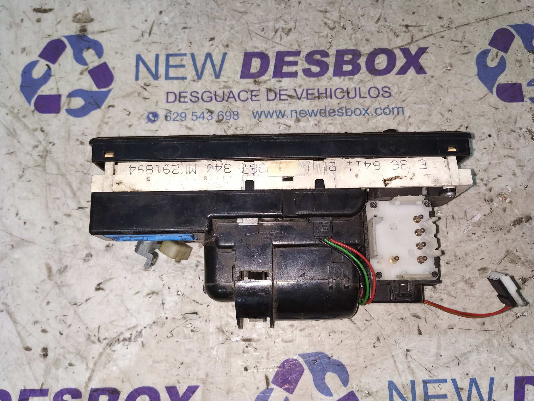 MANDO CALEFACCION / AIRE ACONDICIONADO BMW SERIE 3 BERLINA (E36) - vista 6