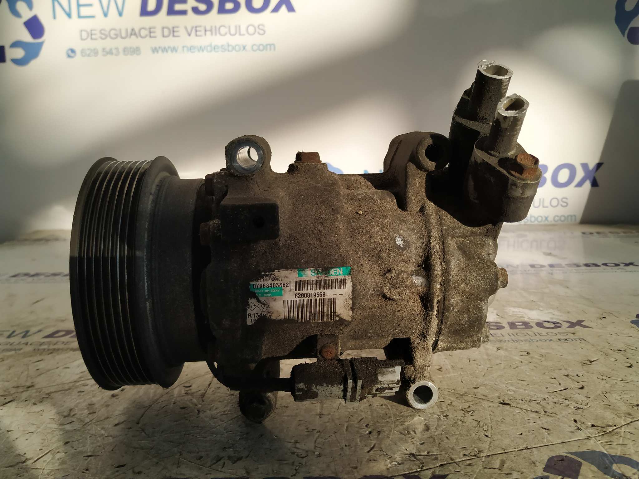 COMPRESOR AIRE ACONDICIONADO RENAULT CLIO III - vista 2