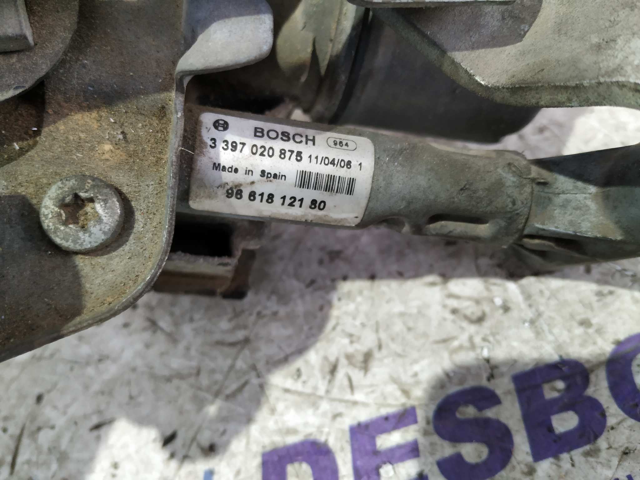 MOTOR LIMPIA DELANTERO PEUGEOT 407 2.0 - vista 2