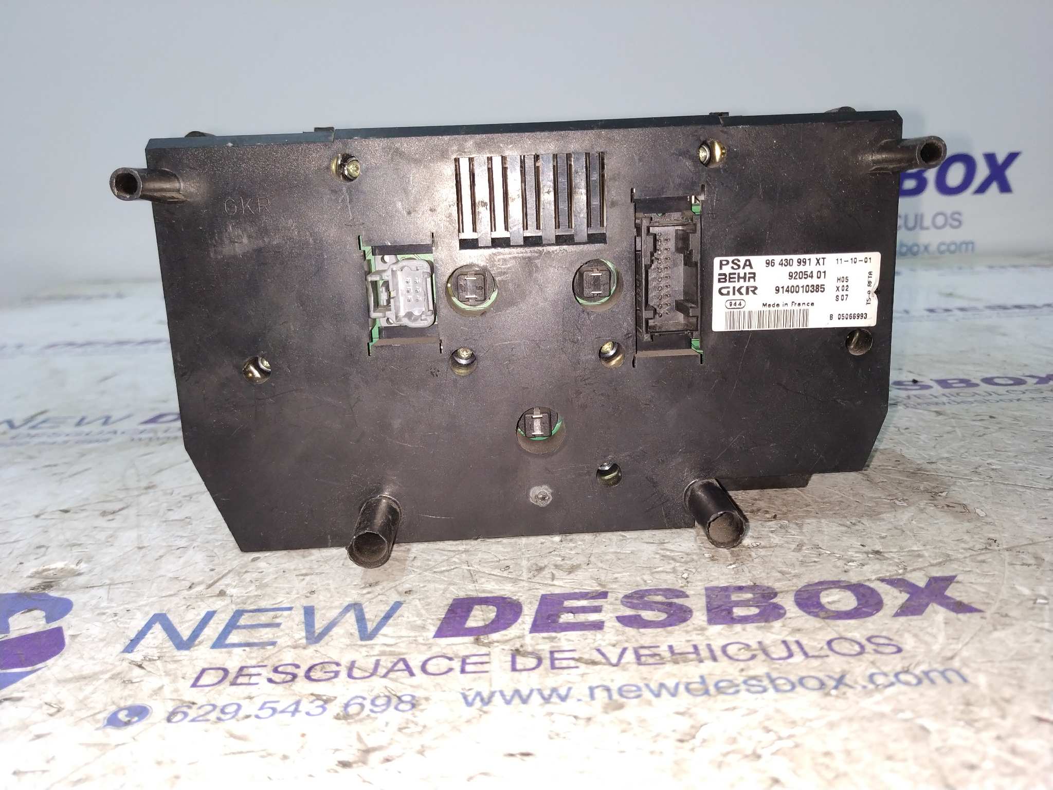 MANDO CLIMATIZADOR PEUGEOT 307 (S1) - vista 3