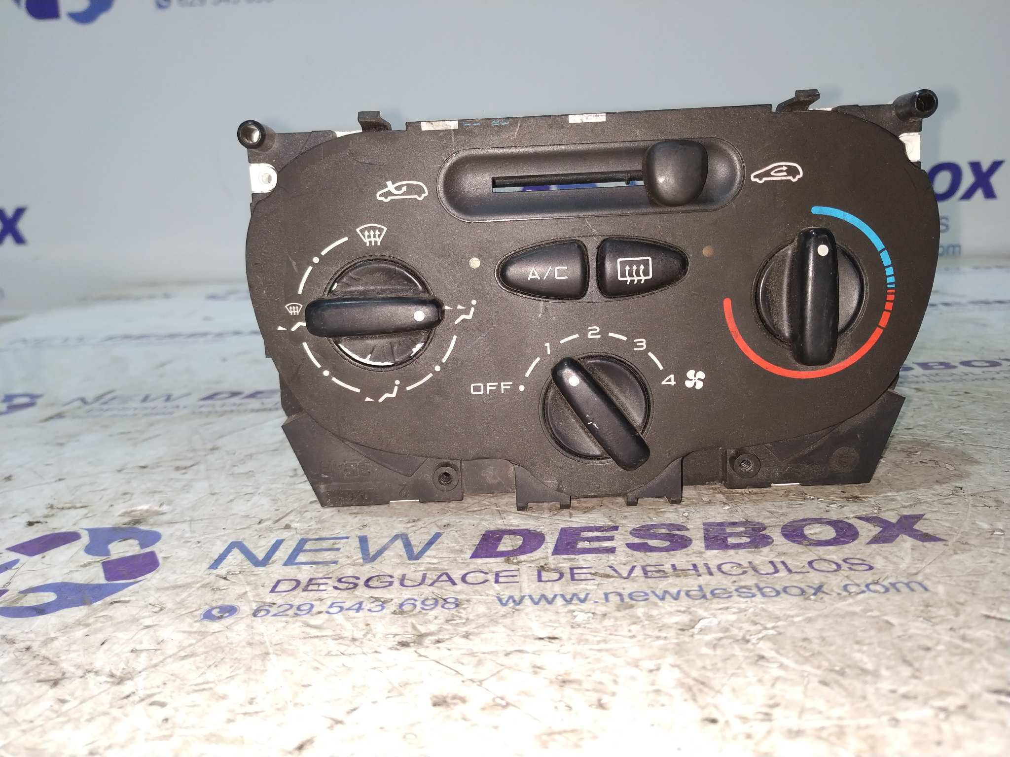 MANDO CALEFACCION / AIRE ACONDICIONADO PEUGEOT 206 4-TRG.