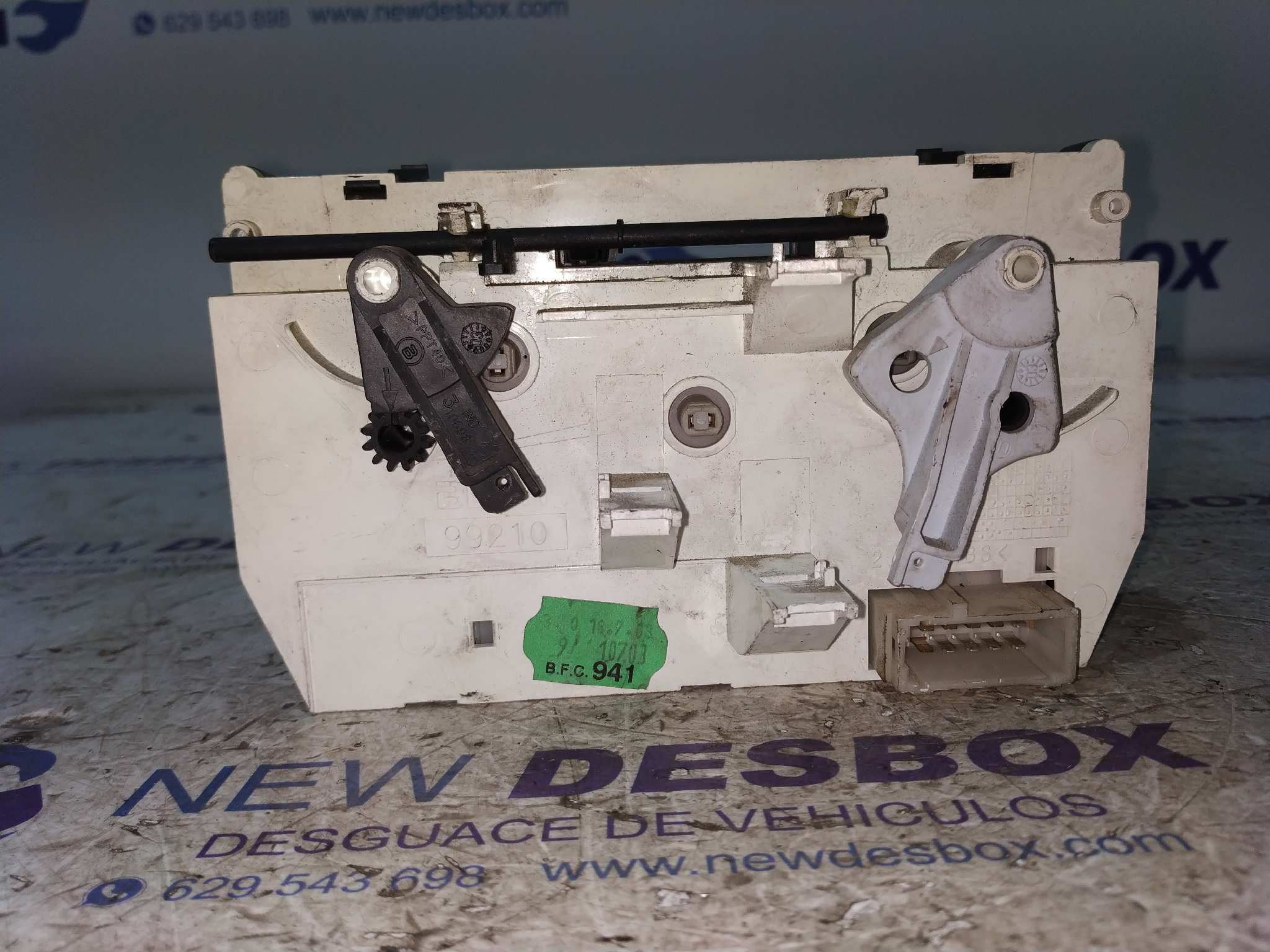 MANDO CALEFACCION / AIRE ACONDICIONADO PEUGEOT 206 4-TRG. - vista 4