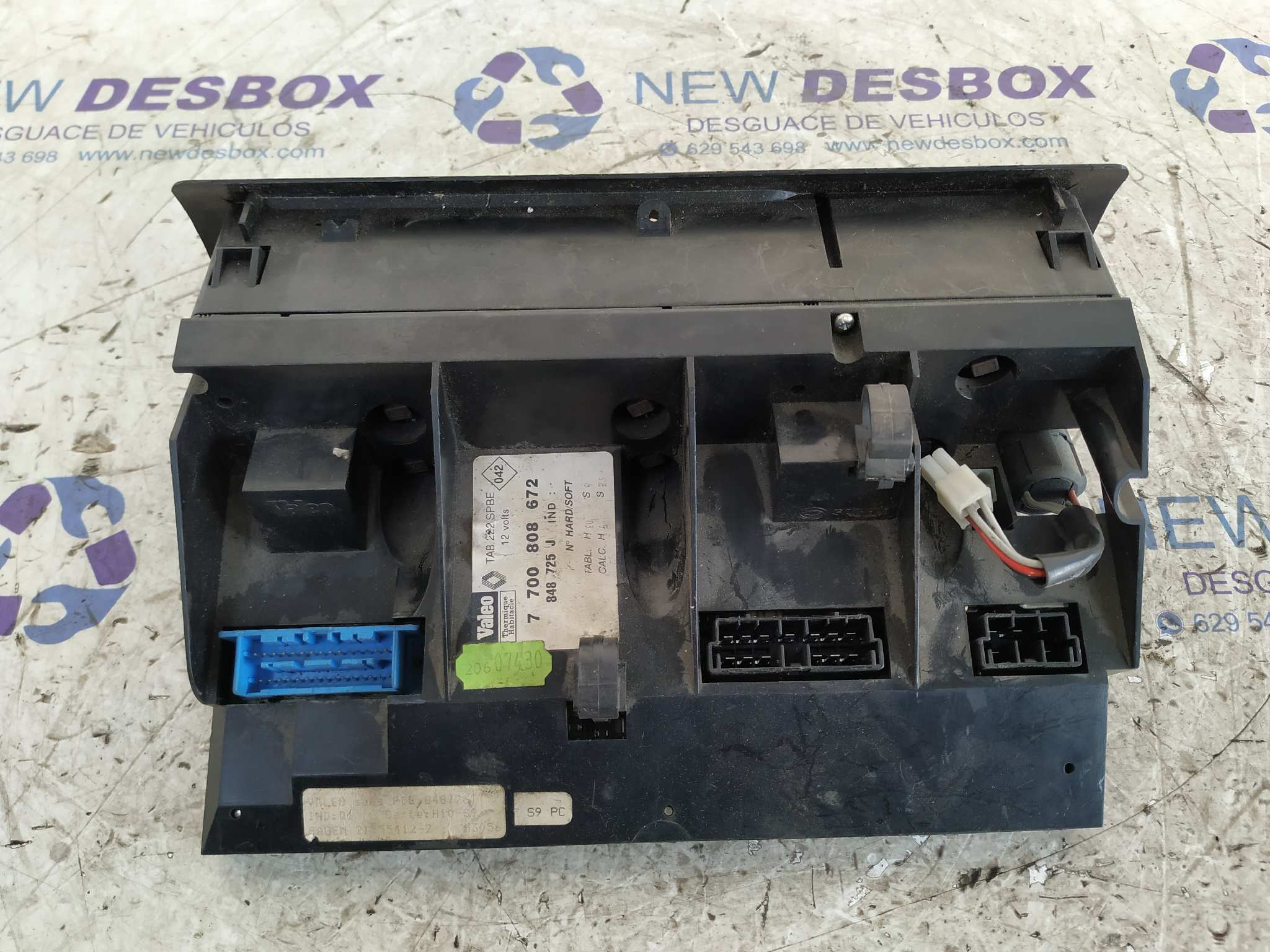 MANDO CLIMATIZADOR RENAULT SAFRANE (B54) - vista 7