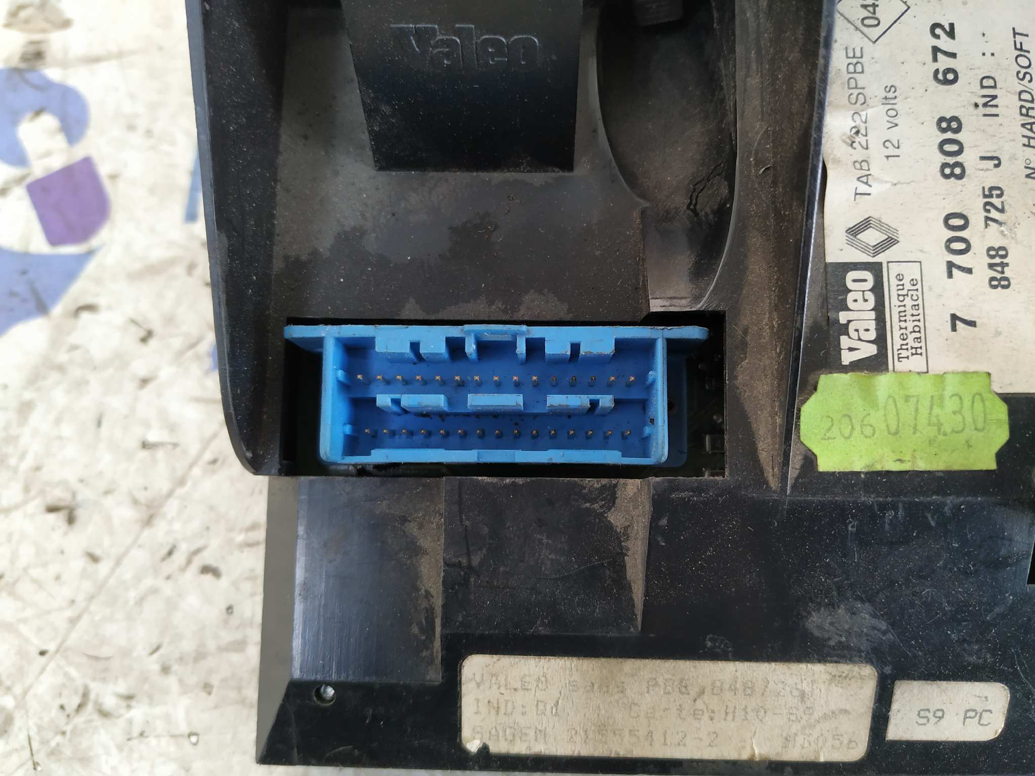 MANDO CLIMATIZADOR RENAULT SAFRANE (B54) - vista 5