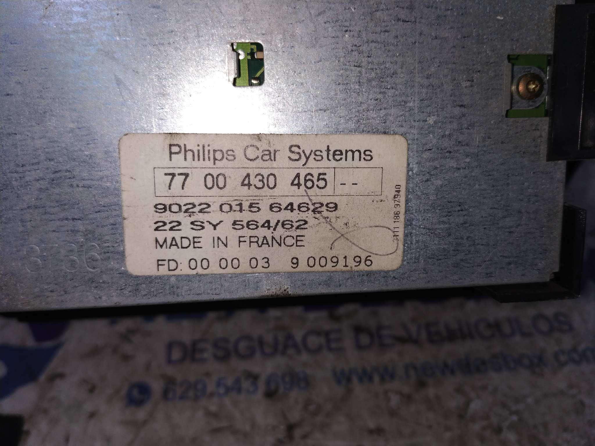 PANTALLA MULTIFUNCION RENAULT MEGANE I SCENIC (JA0) - vista 4