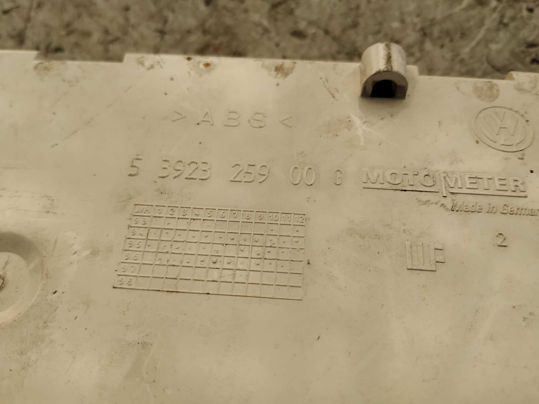 CUADRO INSTRUMENTOS VOLKSWAGEN POLO BERLINA (6N1) - vista 2