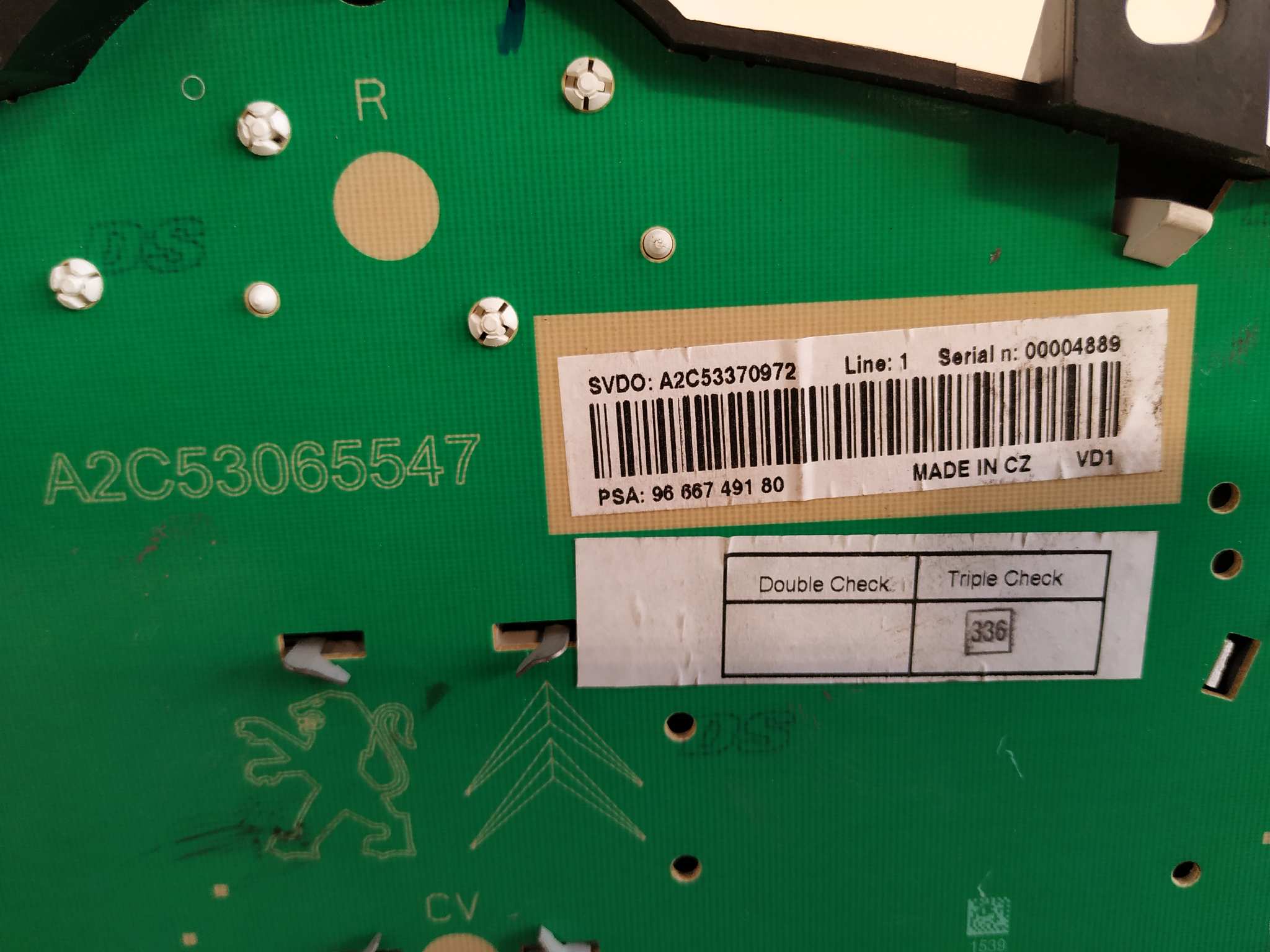 CUADRO INSTRUMENTOS PEUGEOT 207 SW - vista 5