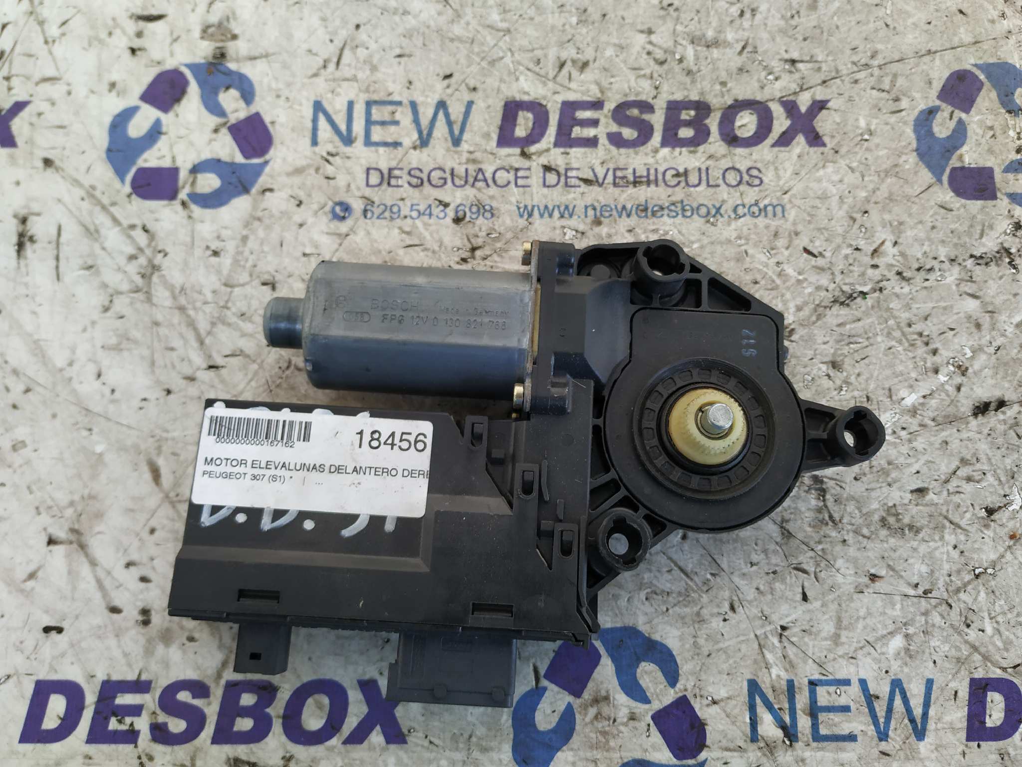 MOTOR ELEVALUNAS DELANTERO DERECHO PEUGEOT 307 (S1)