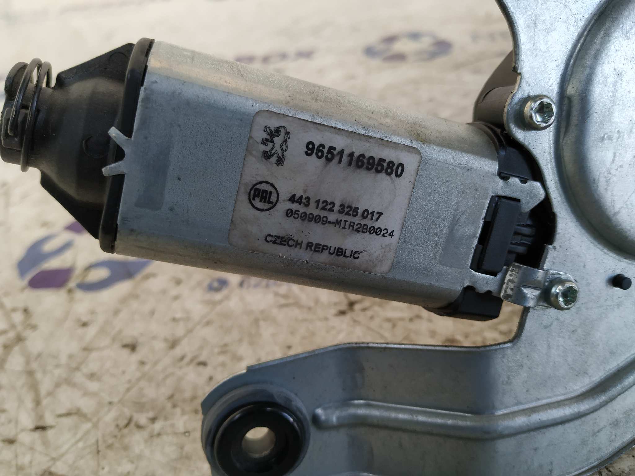 MOTOR LIMPIA TRASERO PEUGEOT 206 BERLINA - vista 3