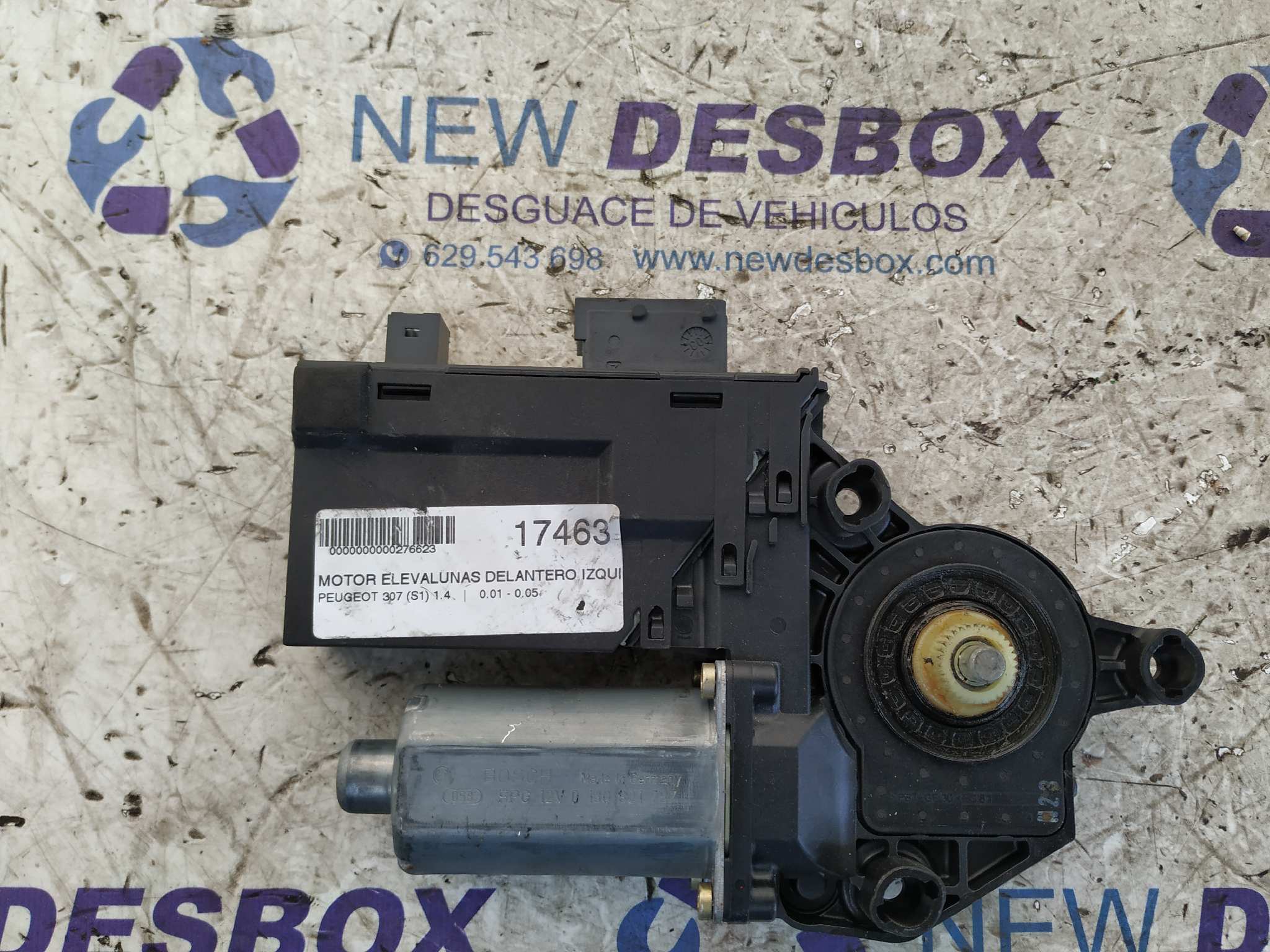 MOTOR ELEVALUNAS DELANTERO IZQUIERDO PEUGEOT 307 (S1)