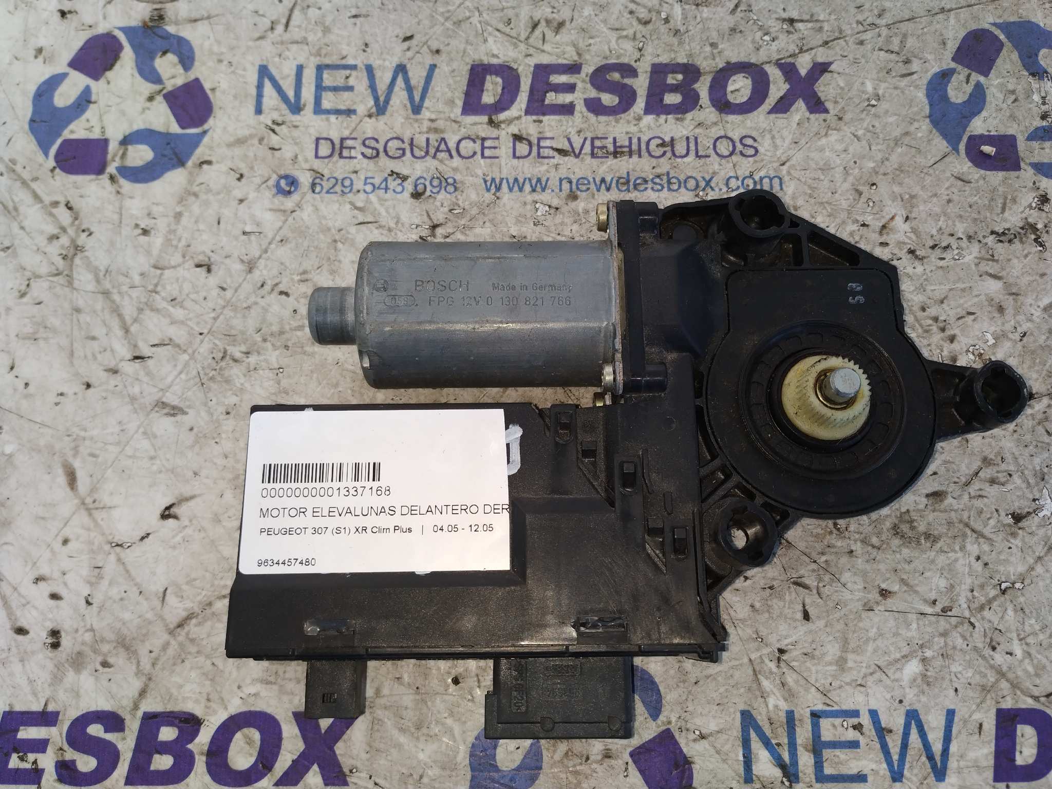 MOTOR ELEVALUNAS DELANTERO DERECHO PEUGEOT 307 (S1)