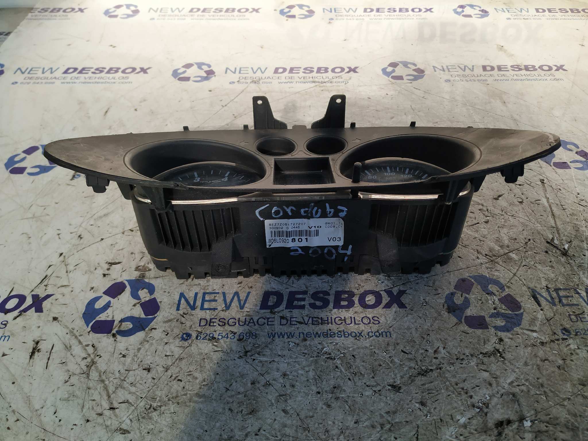 CUADRO INSTRUMENTOS SEAT CORDOBA BERLINA (6L2) - vista 5