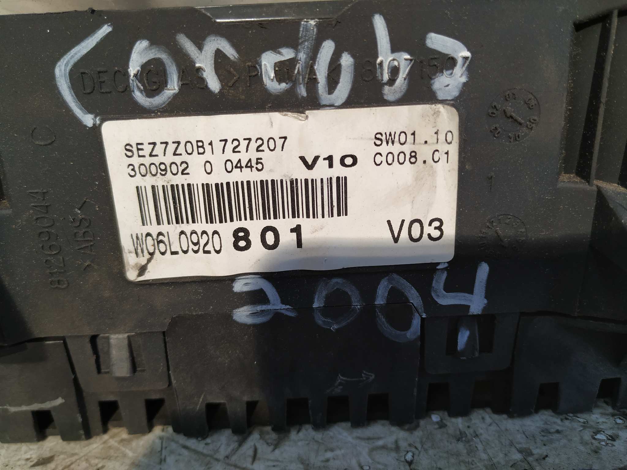 CUADRO INSTRUMENTOS SEAT CORDOBA BERLINA (6L2) - vista 3