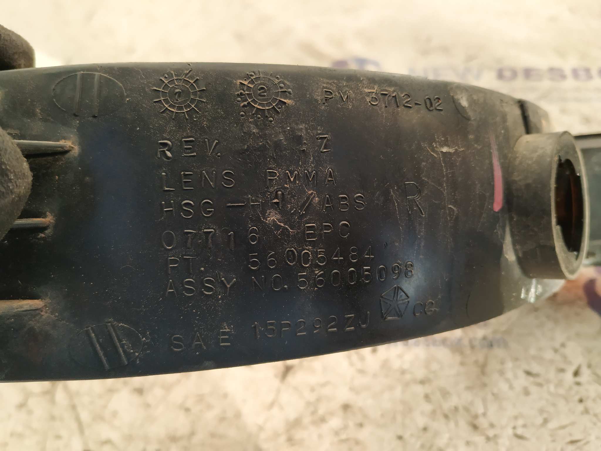 PILOTO DELANTERO DERECHO CHRYSLER JEEP GR.CHEROKEE (ZJ)/(Z) - vista 2