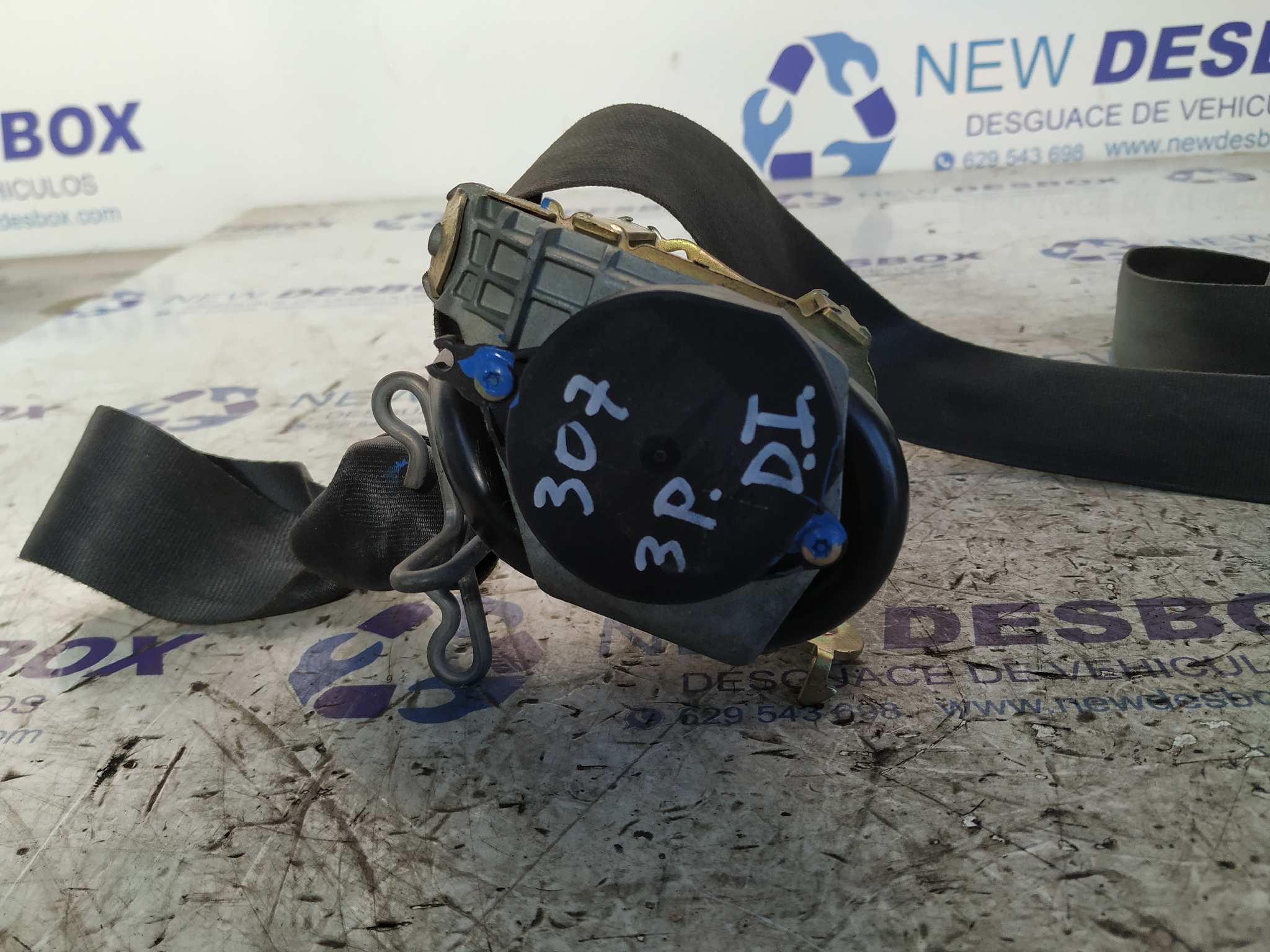 CINTURON DELANTERO IZQUIERDO PEUGEOT 307 (S1) - vista 5