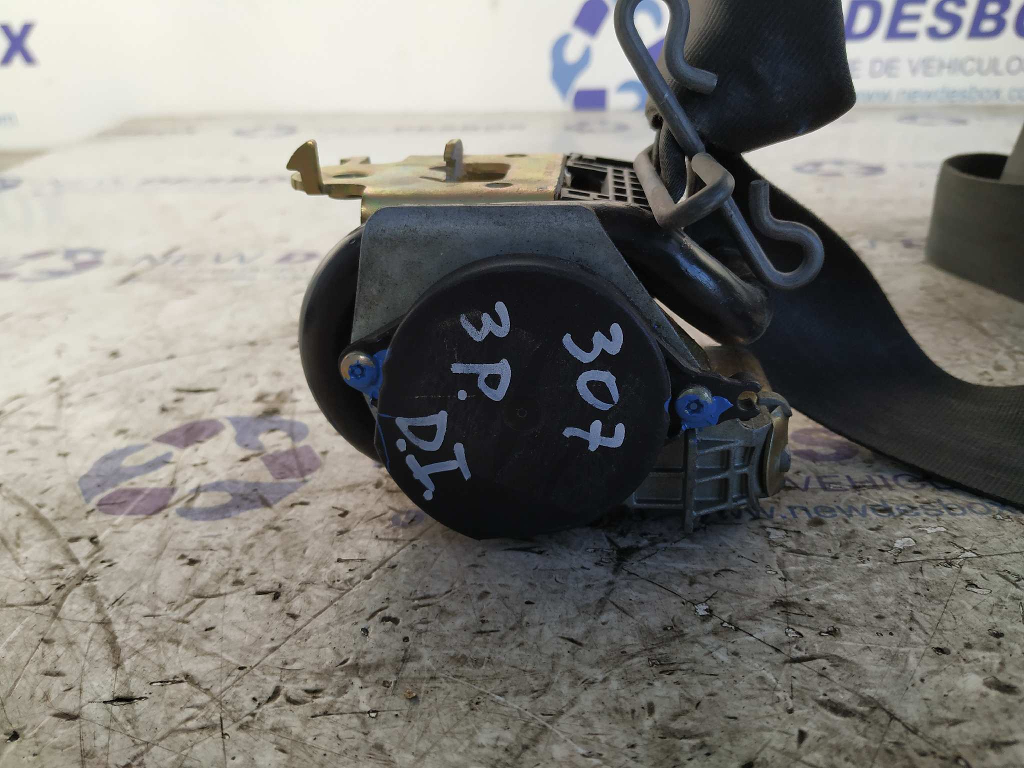 CINTURON DELANTERO IZQUIERDO PEUGEOT 307 (S1) - vista 2