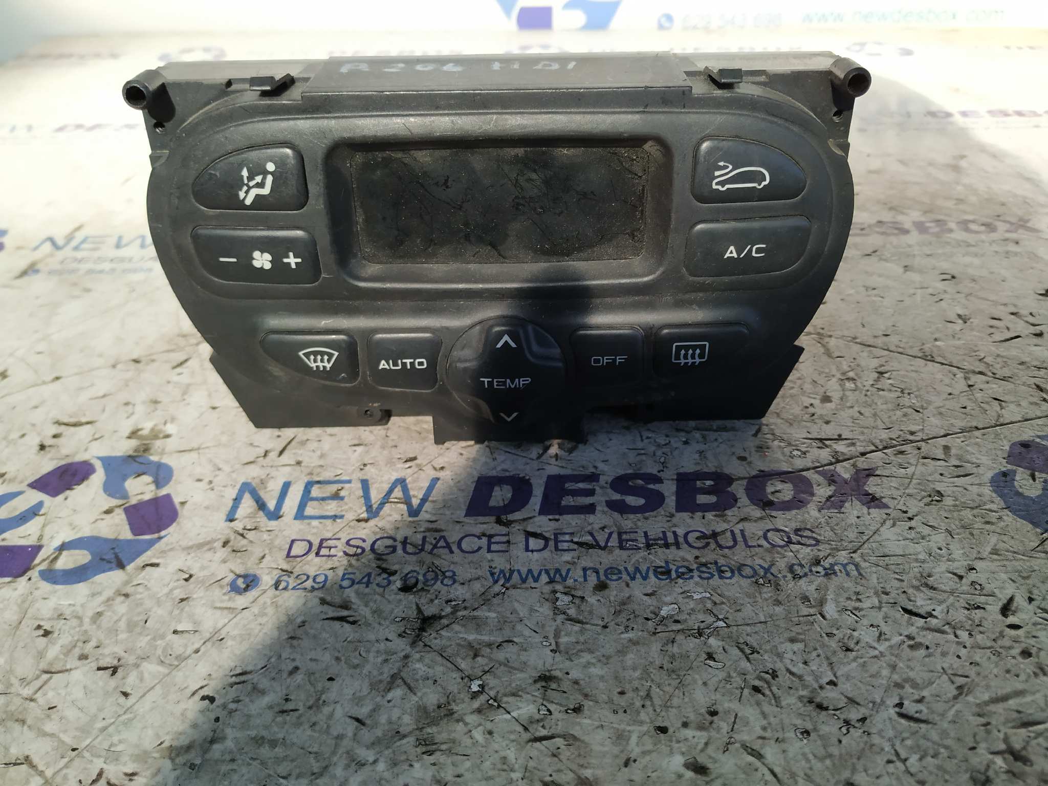 MANDO CLIMATIZADOR PEUGEOT 206 BERLINA
