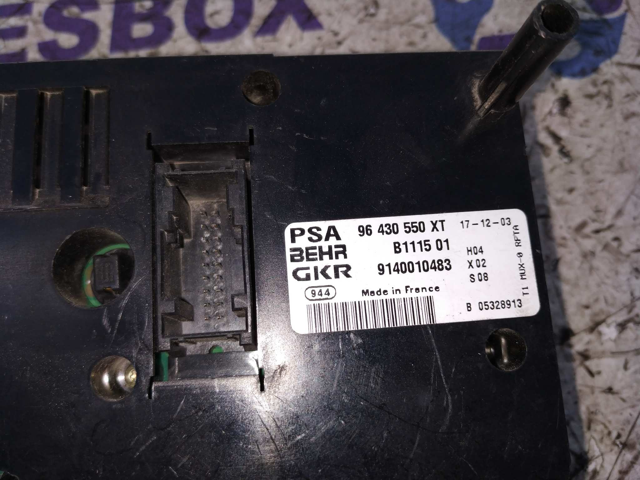 MANDO CLIMATIZADOR PEUGEOT 206 BERLINA - vista 3